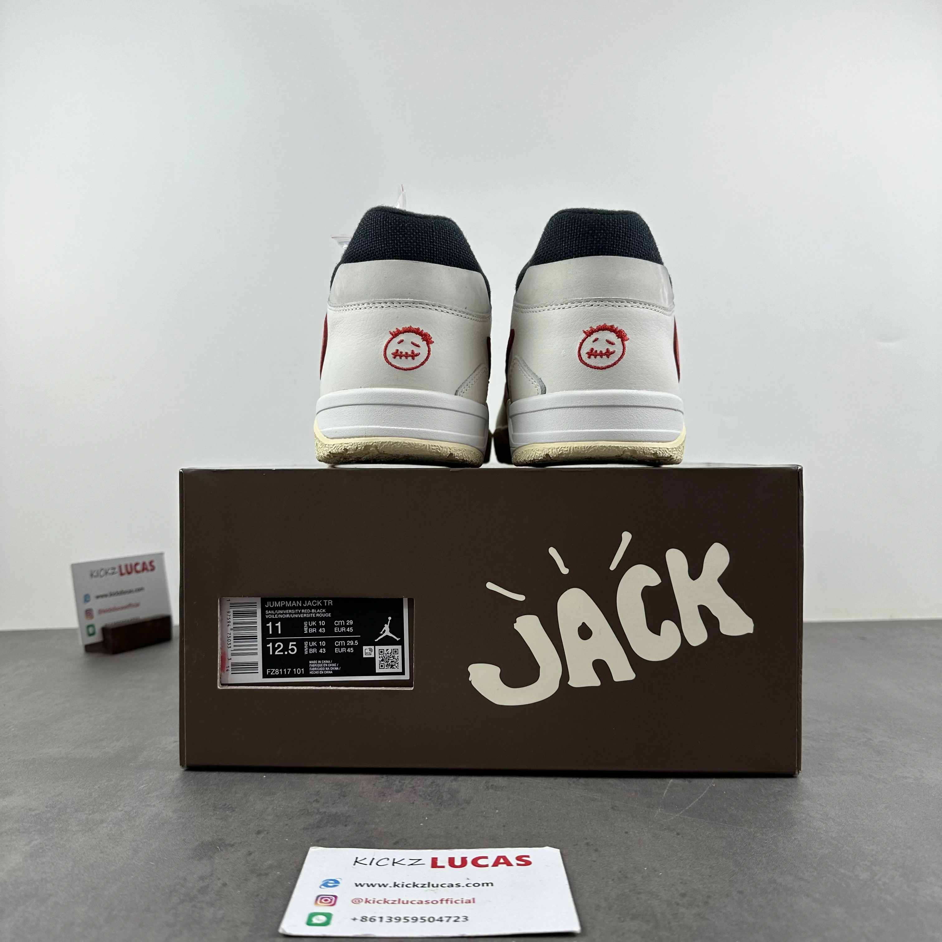 Air Jordan Jumpman Jack TR Travis Scott University Red FZ8117- WeatherProof 1316