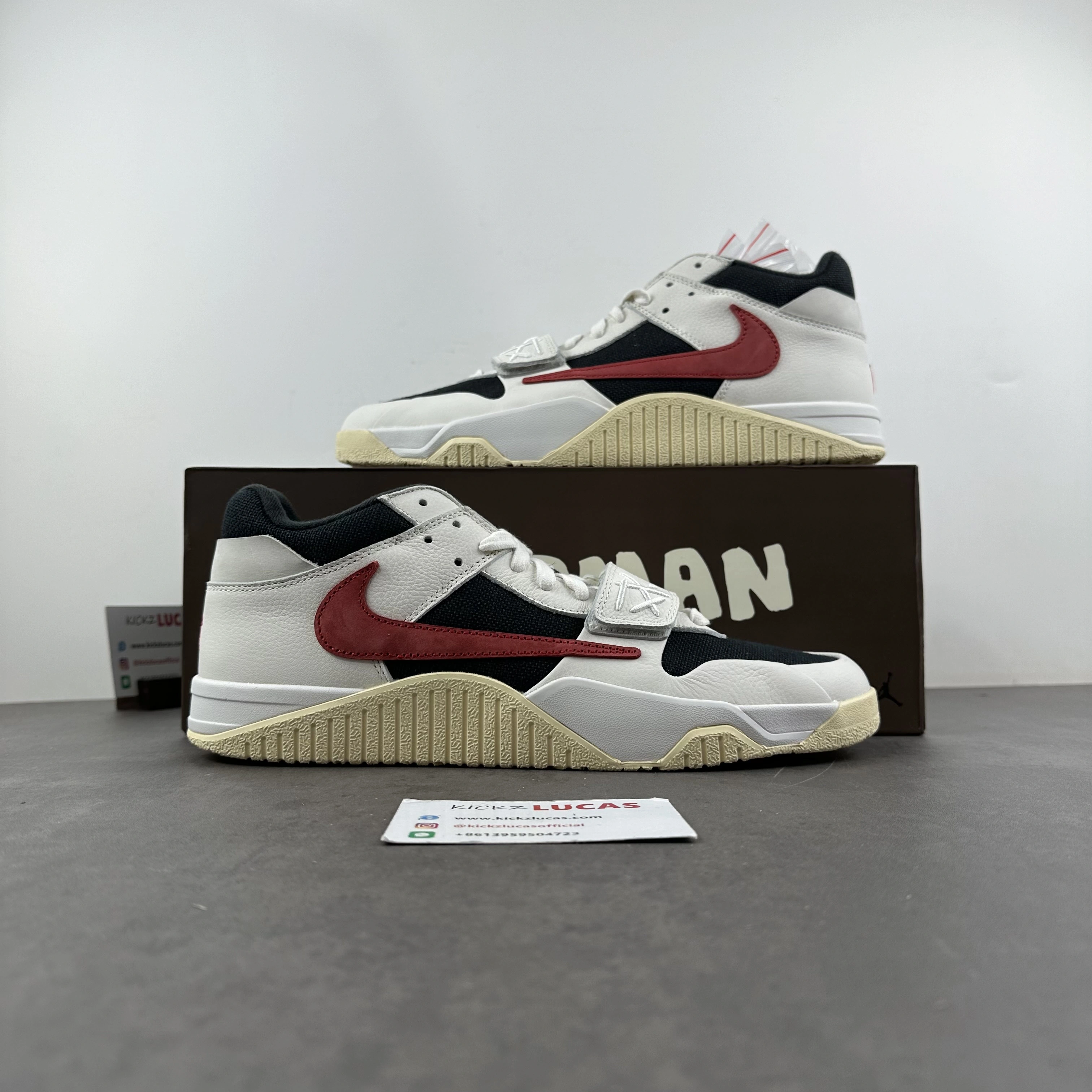 Air Jordan Jumpman Jack TR Travis Scott University Red FZ8117- WeatherProof 1316