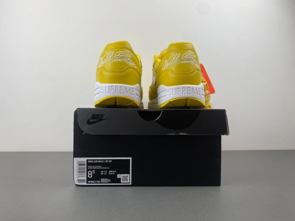 Air Max 1 '87 SP Supreme Speed Yellow HF8813- Chic 845
