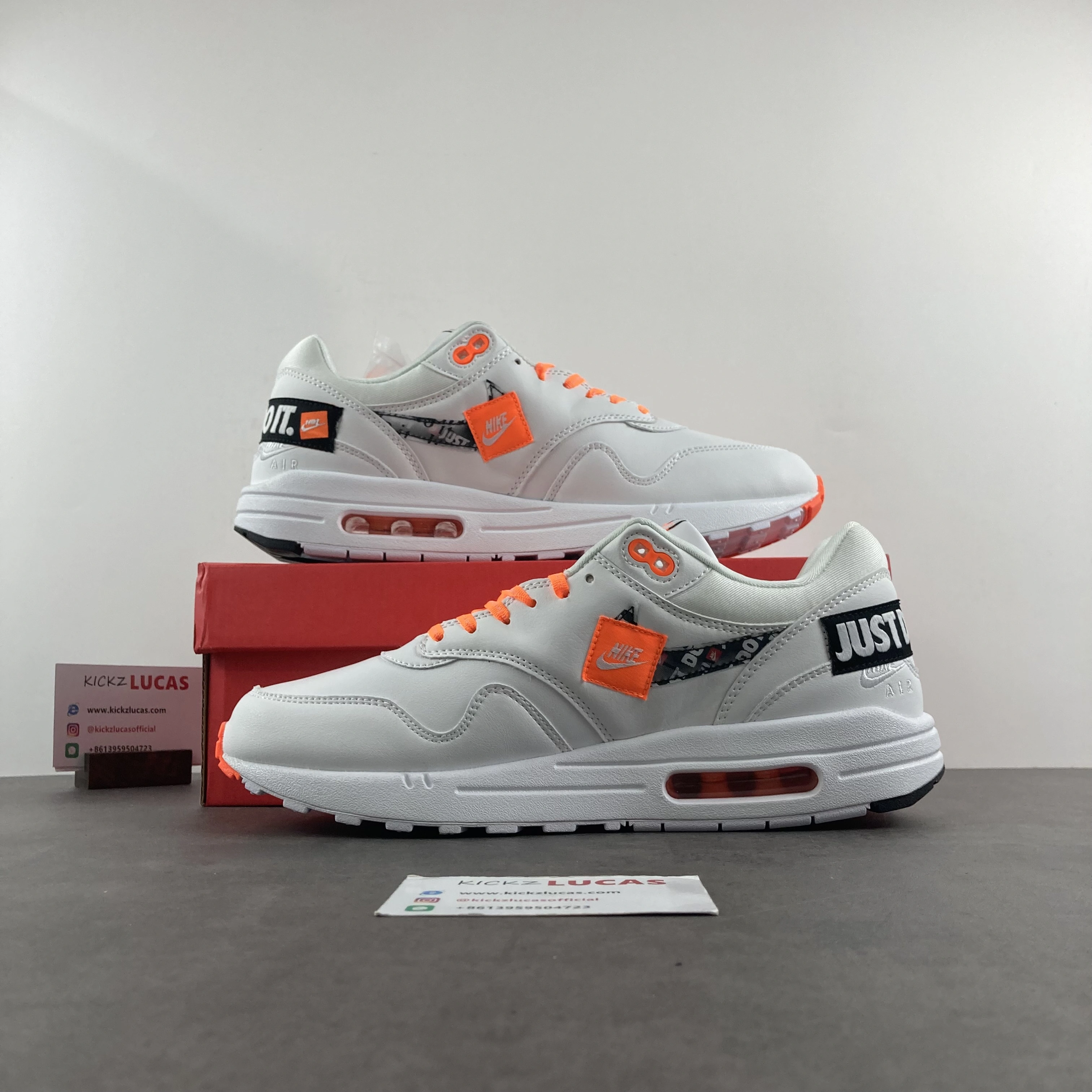 WaterResistant Air Max 1 Just Do It Pack White AO1021- 912
