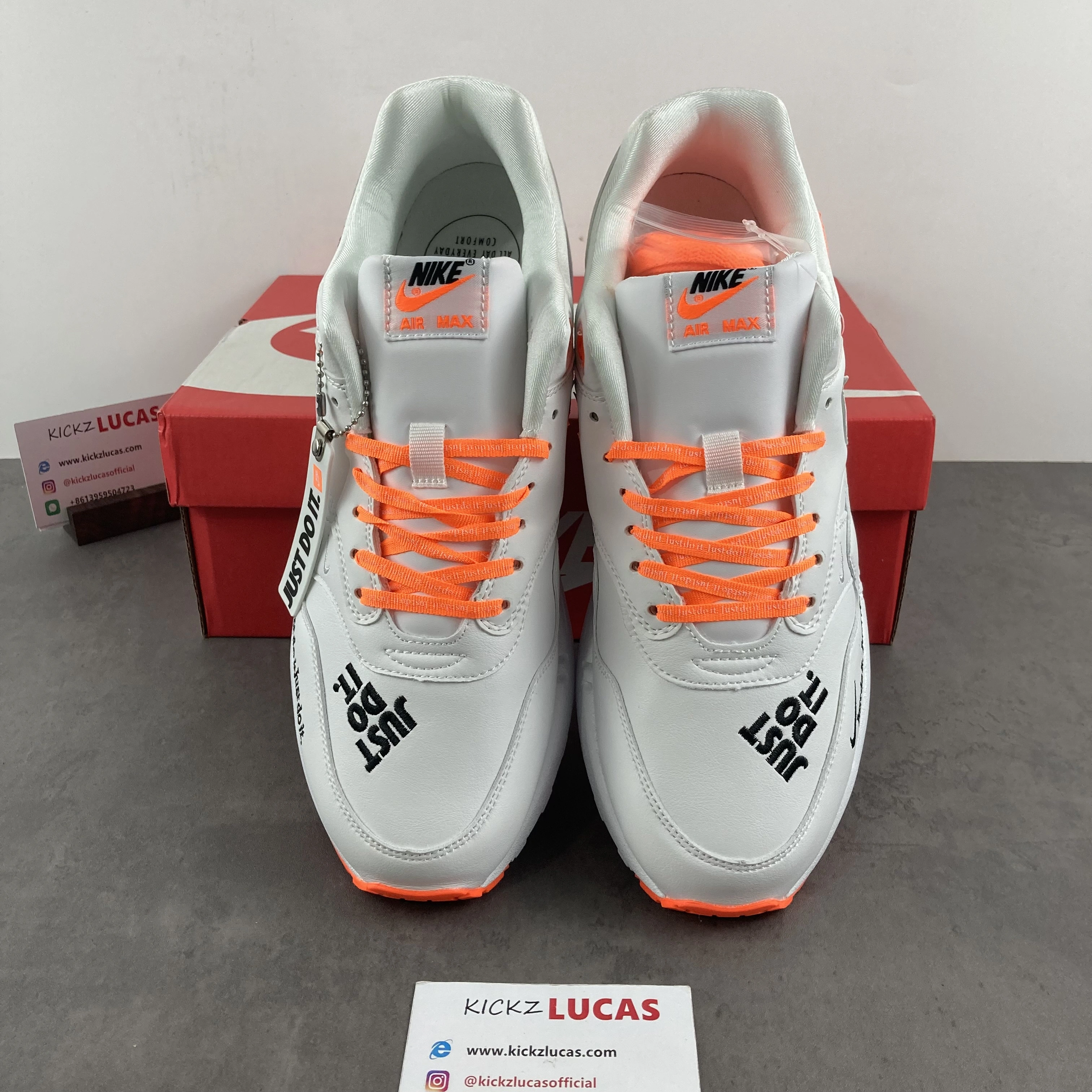 WaterResistant Air Max 1 Just Do It Pack White AO1021- 912