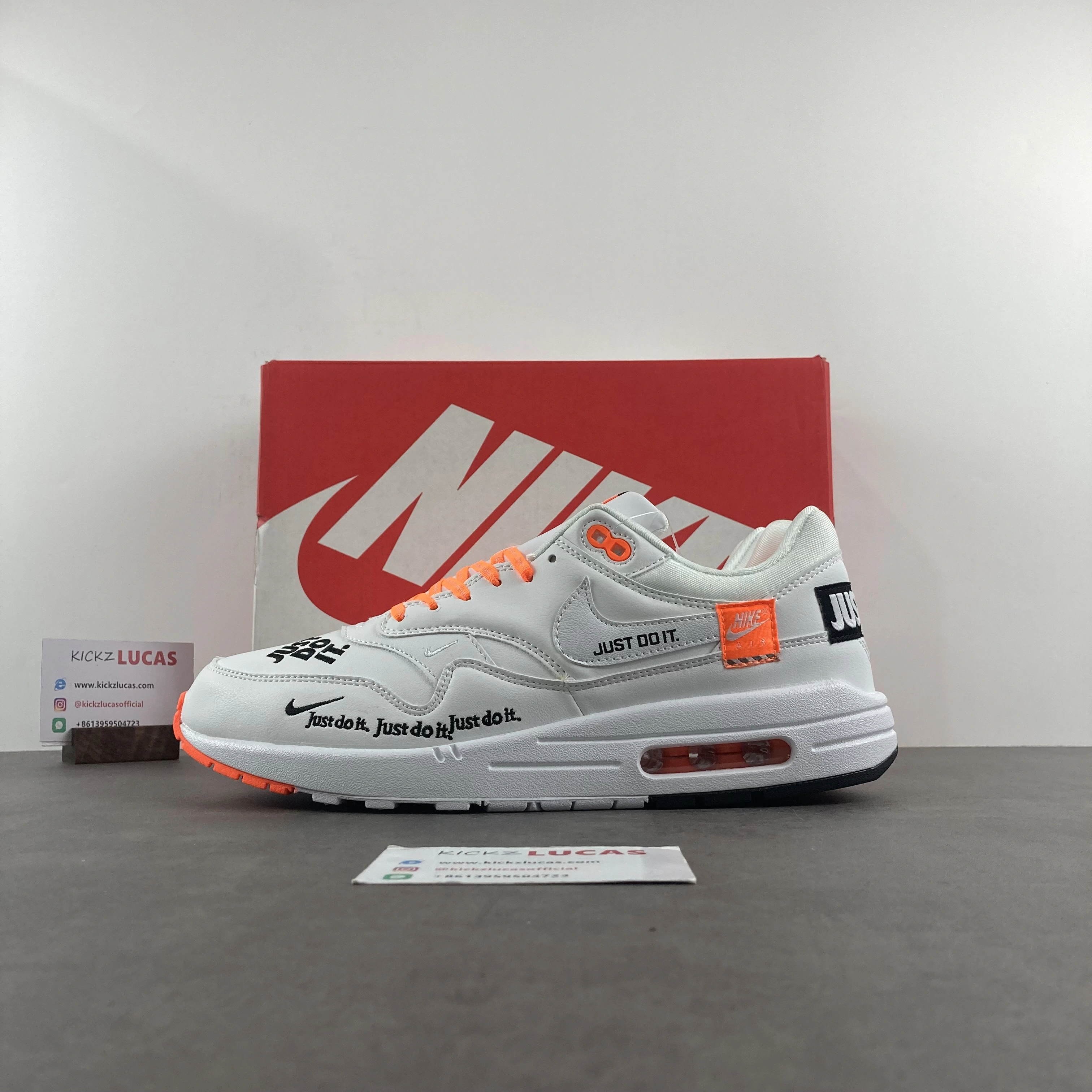 WaterResistant Air Max 1 Just Do It Pack White AO1021- 912