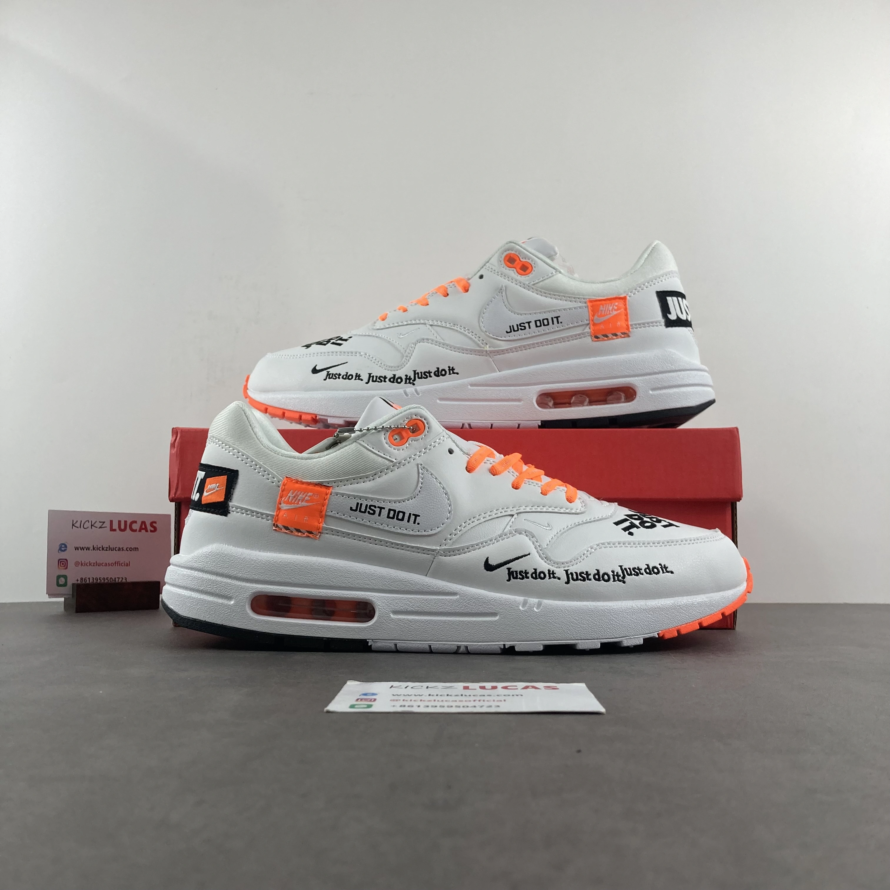 WaterResistant Air Max 1 Just Do It Pack White AO1021- 912