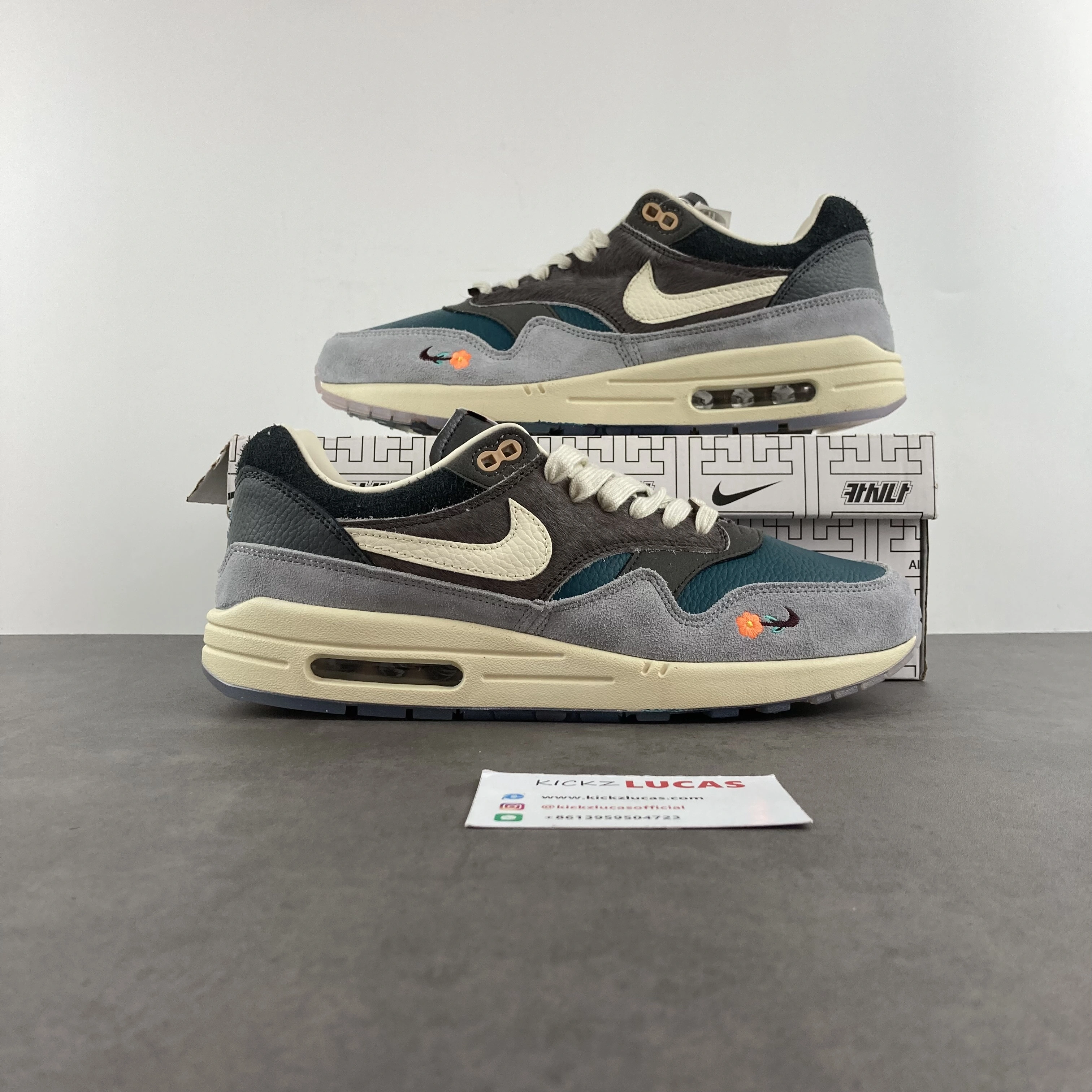 Air Max 1 Kasina Won-Ang Grey DQ8475- Stylish 943