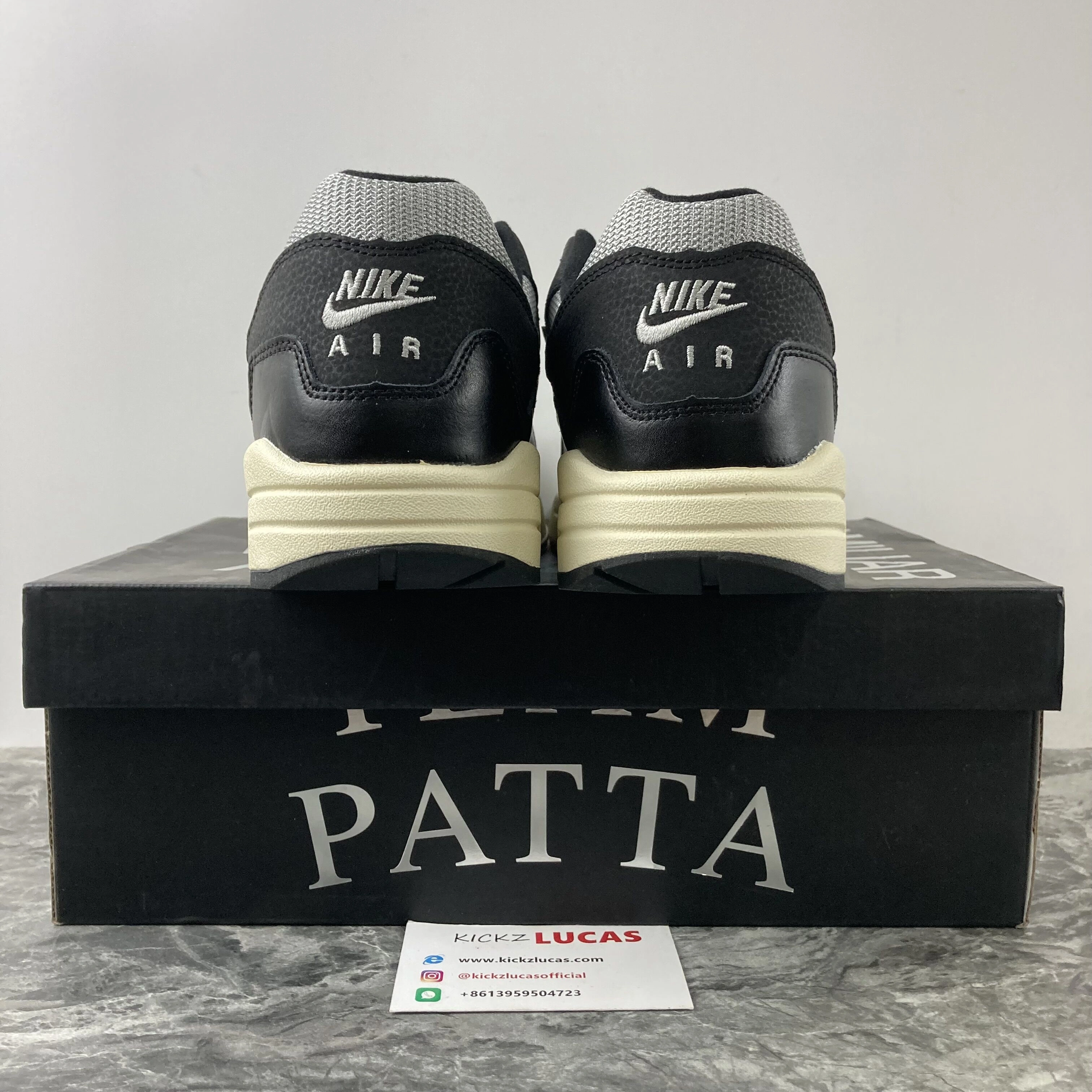 Air Max 1 Patta Waves Black DQ0299- WrinkleFree 955