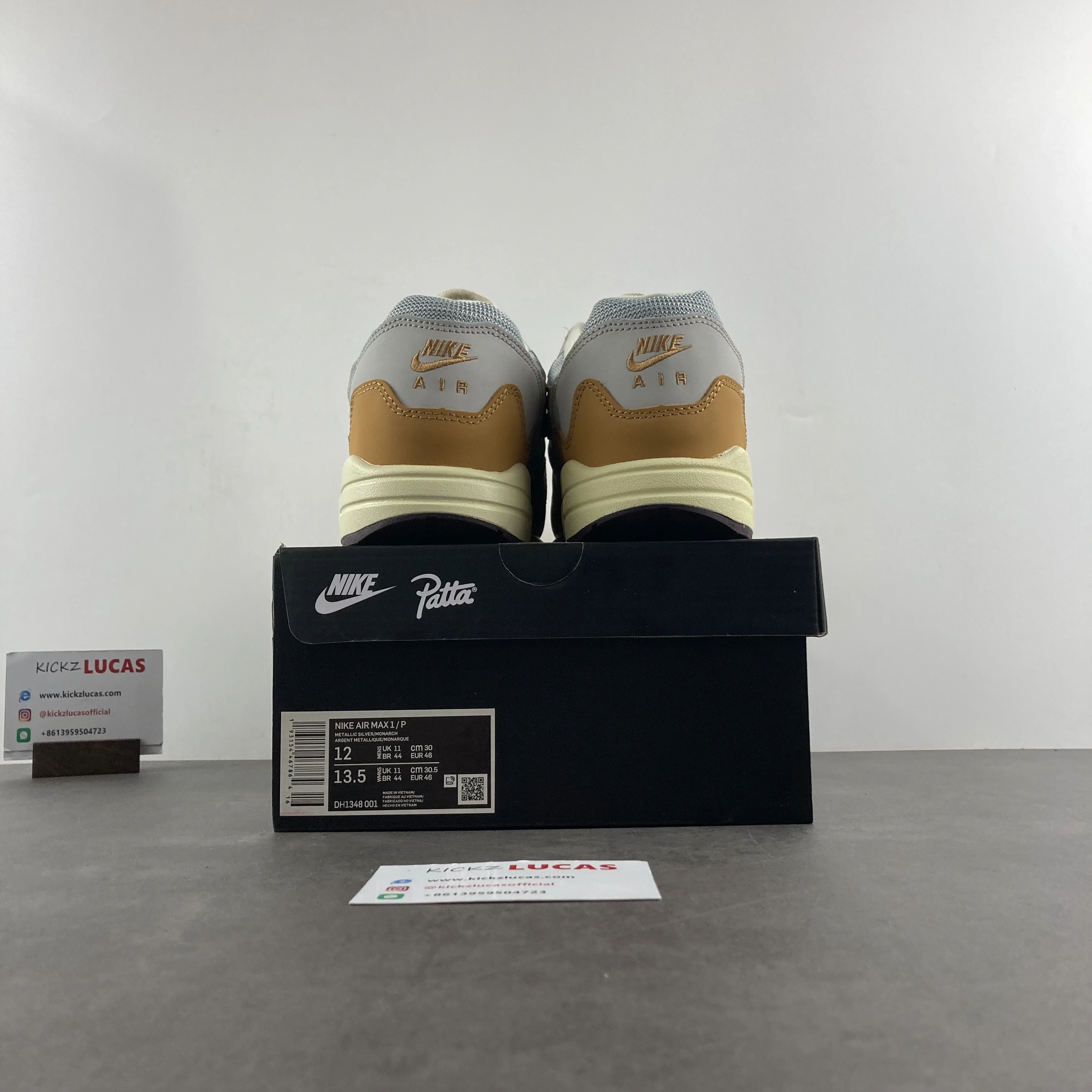 Air Max 1 Patta Waves Monarch DH1348- Durable 951