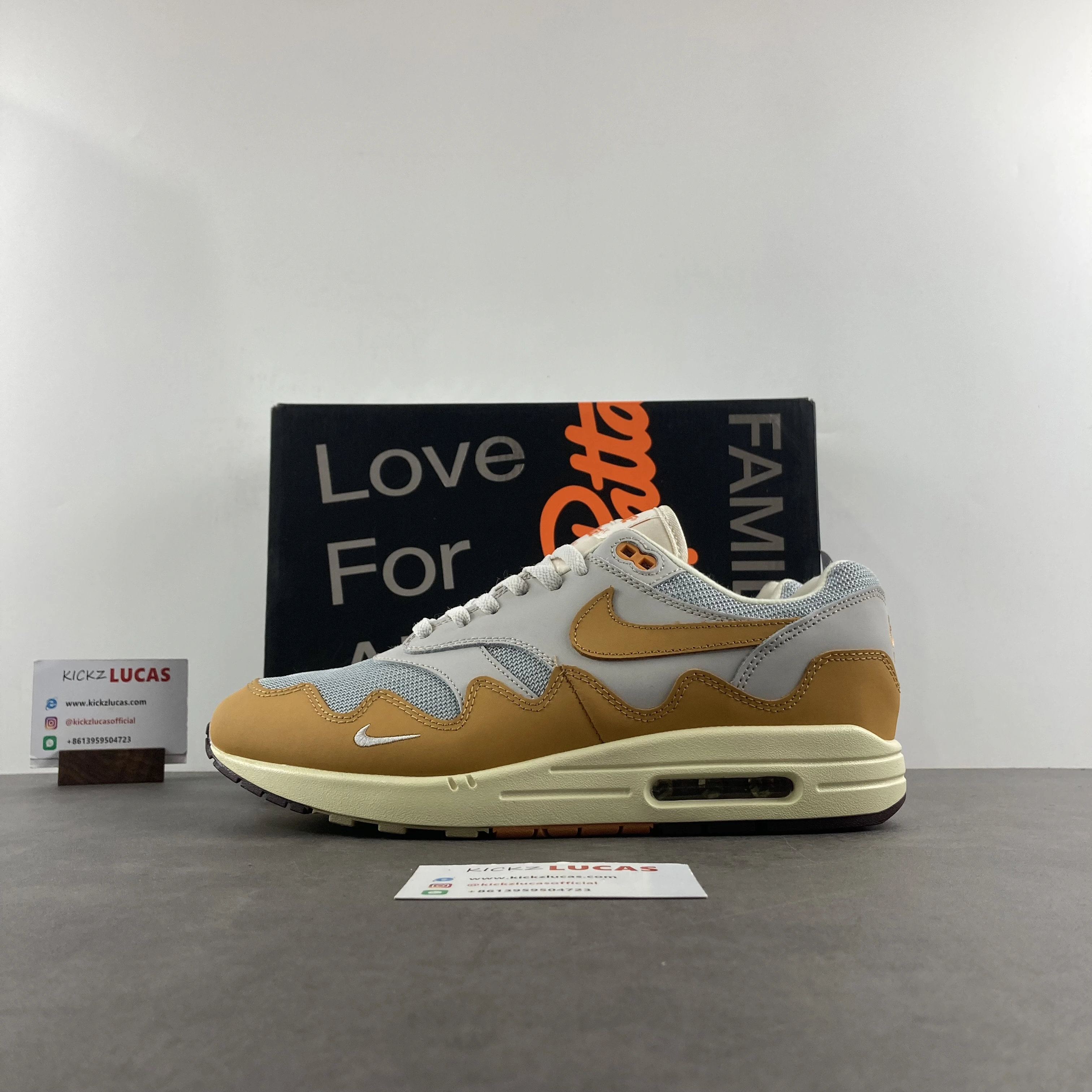 Air Max 1 Patta Waves Monarch DH1348- Durable 951