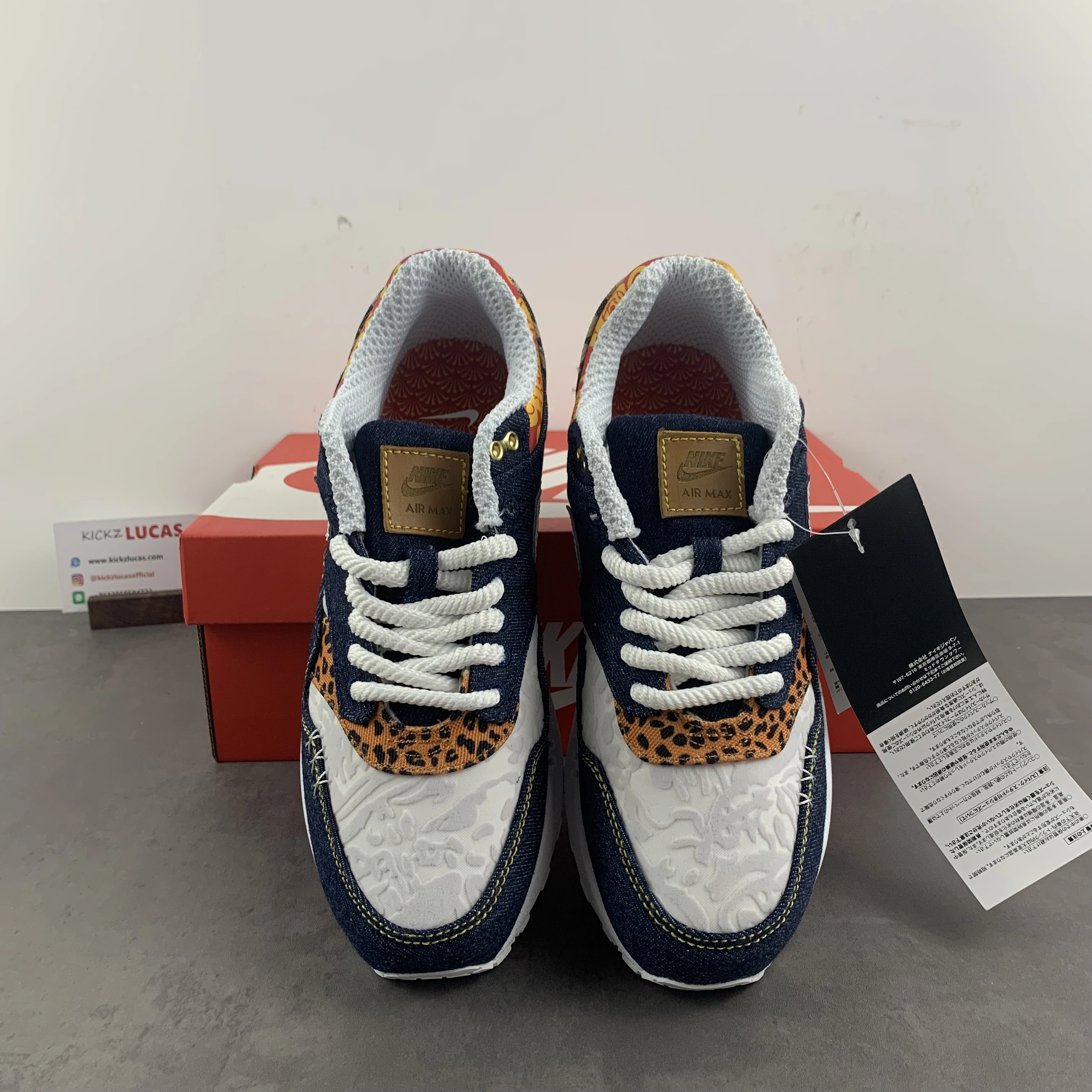 SmartChoice Air Max 1  Denim Leopard FJ4452- 921