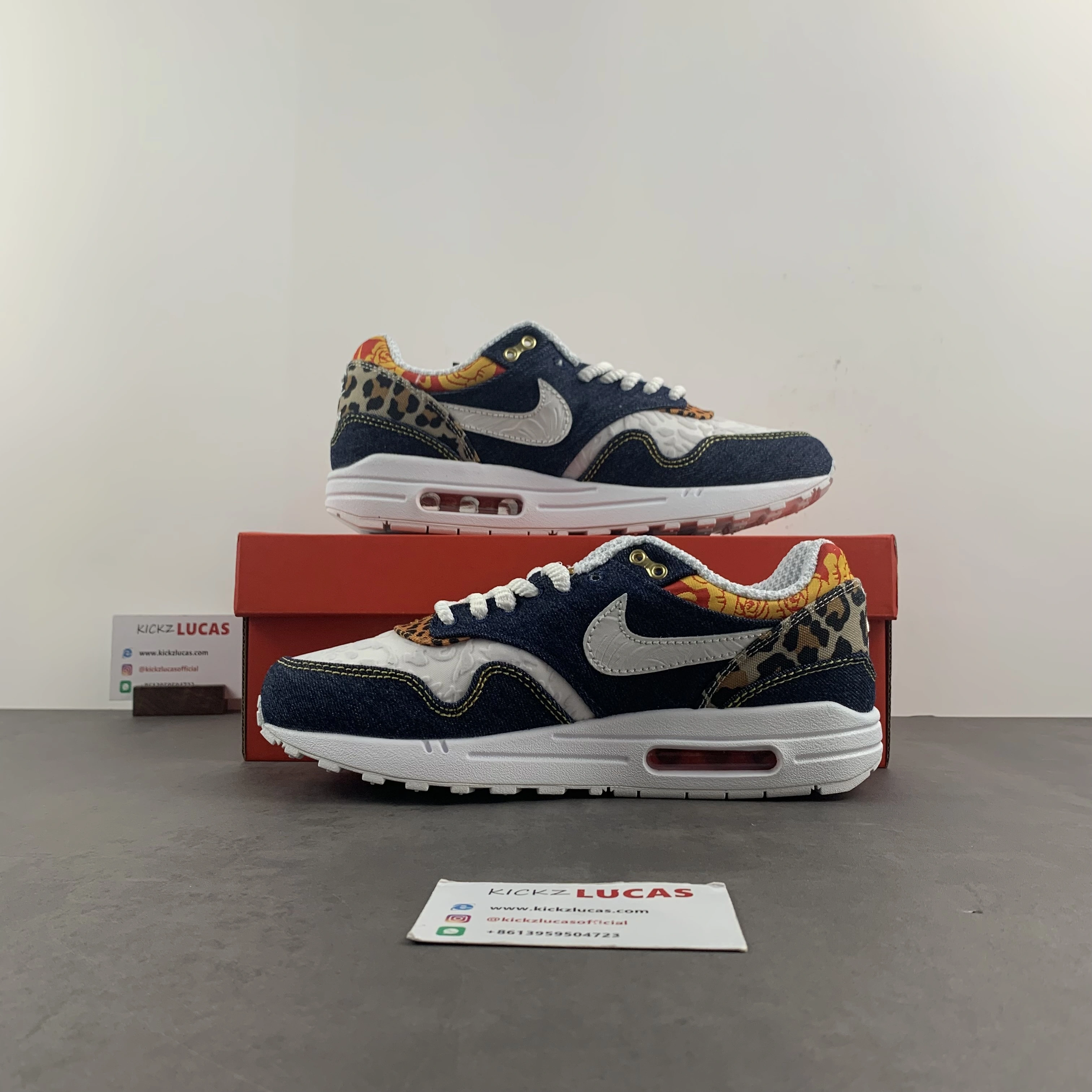 SmartChoice Air Max 1  Denim Leopard FJ4452- 921