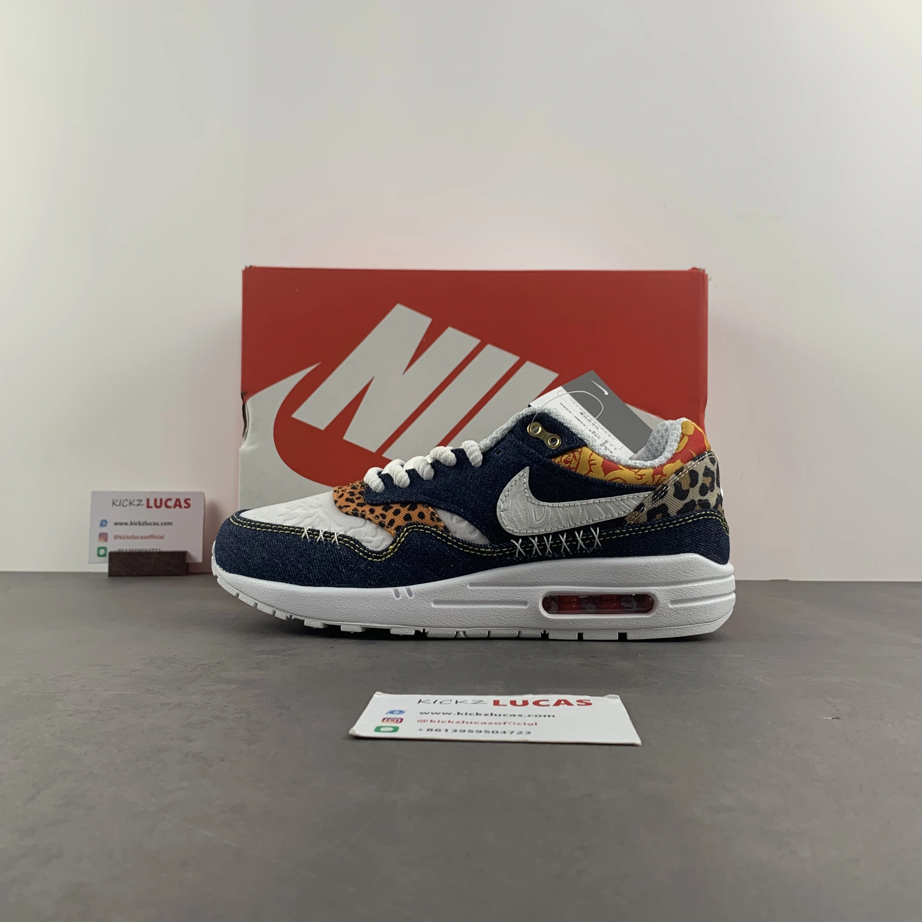 SmartChoice Air Max 1  Denim Leopard FJ4452- 921