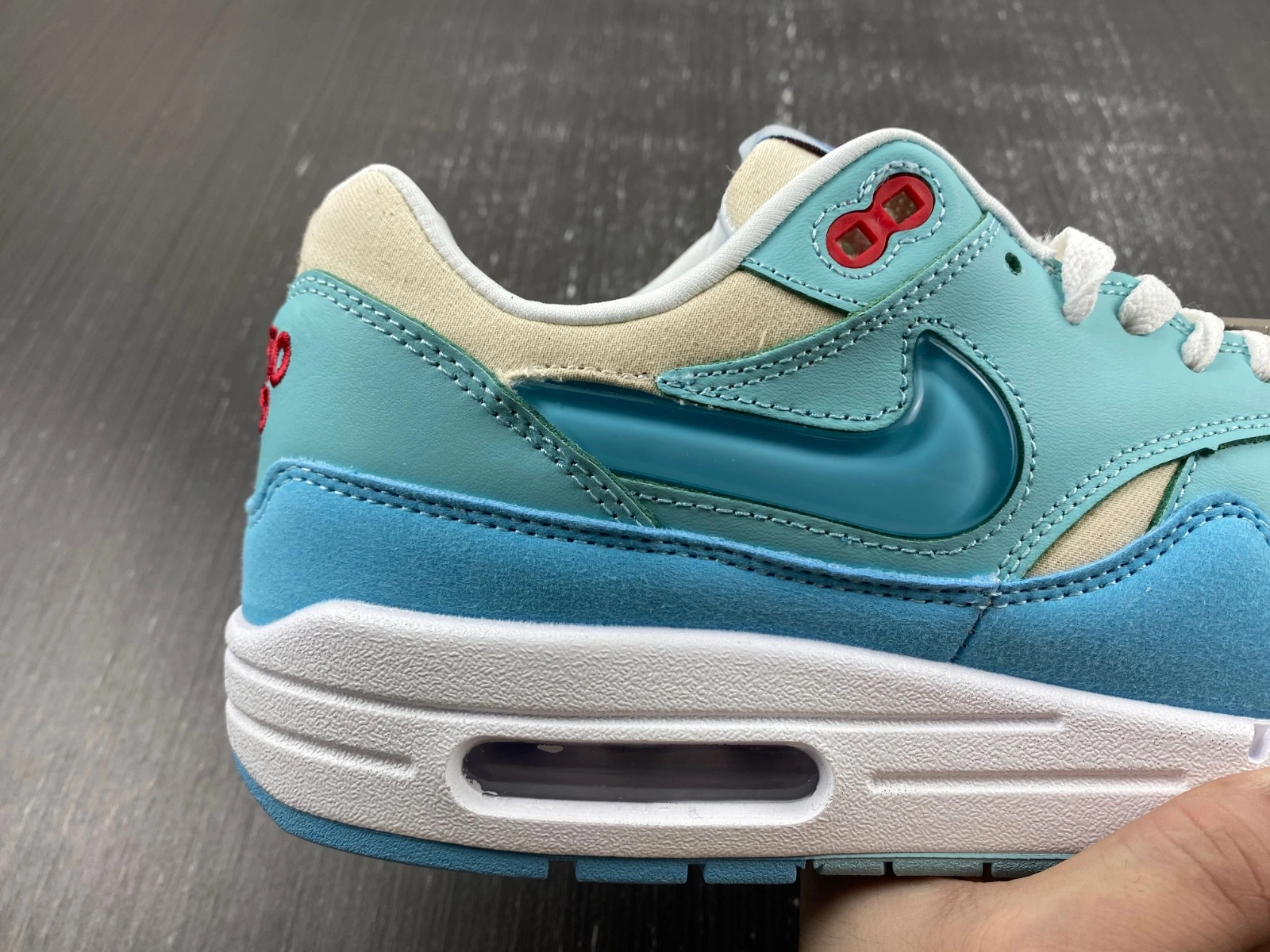 Snug Air Max 1 Puerto Rico Blue Frost FD6955- 909