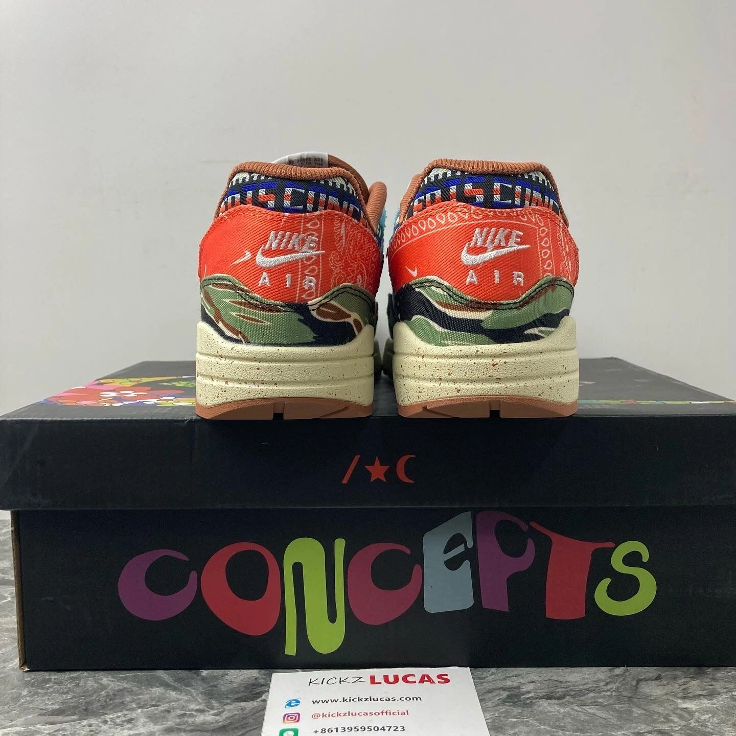 EyeCatching Air Max 1 SP Concepts Heavy DN1803- 949