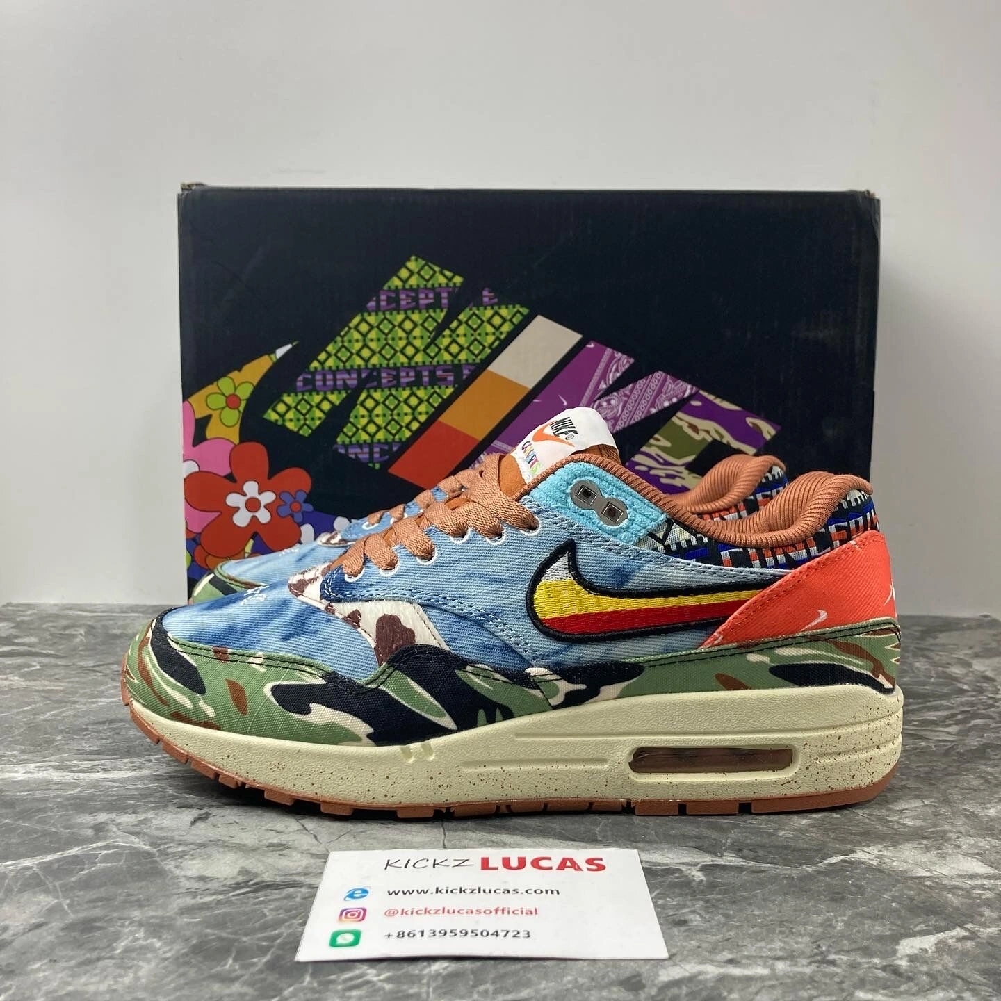 EyeCatching Air Max 1 SP Concepts Heavy DN1803- 949