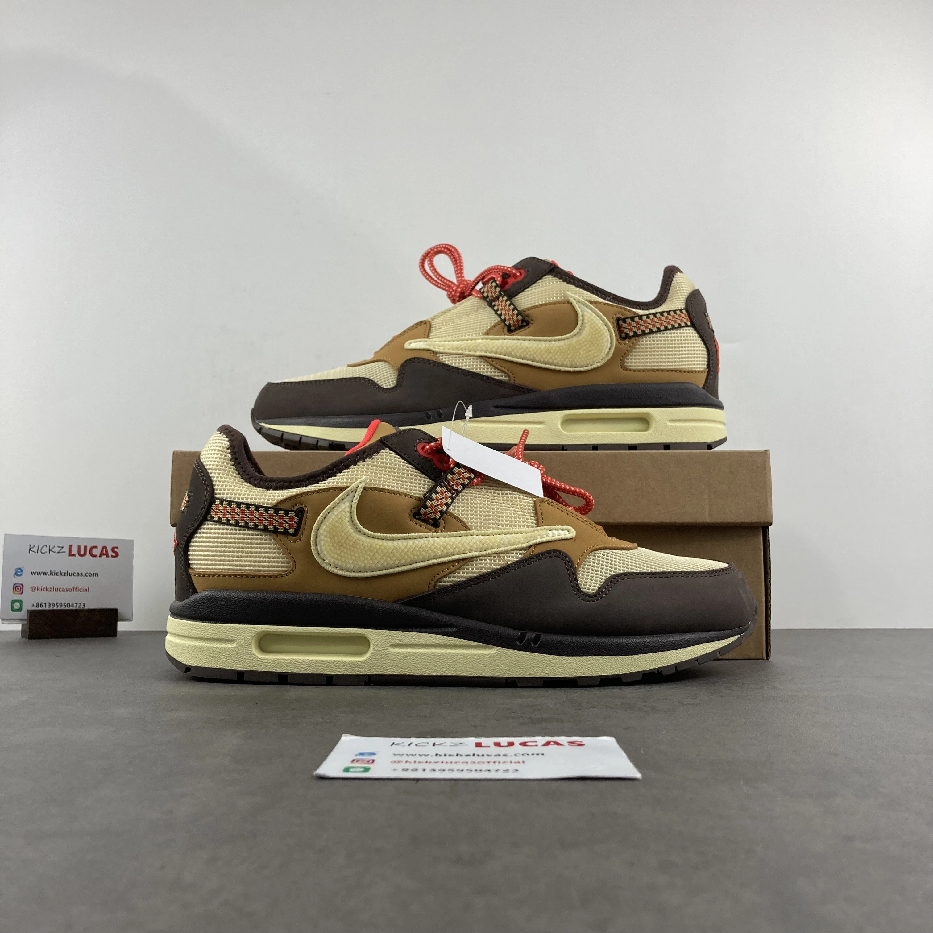 QuickDry Air Max 1 Travis Scott Cactus Jack Baroque Brown DO9392- 957
