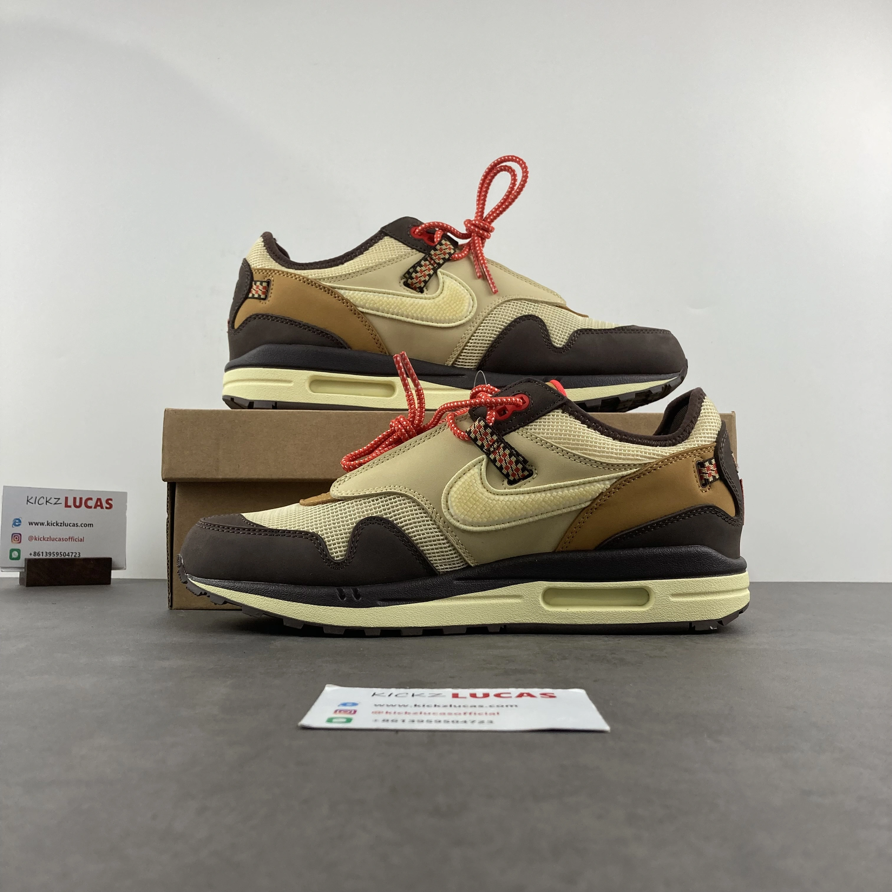 QuickDry Air Max 1 Travis Scott Cactus Jack Baroque Brown DO9392- 957