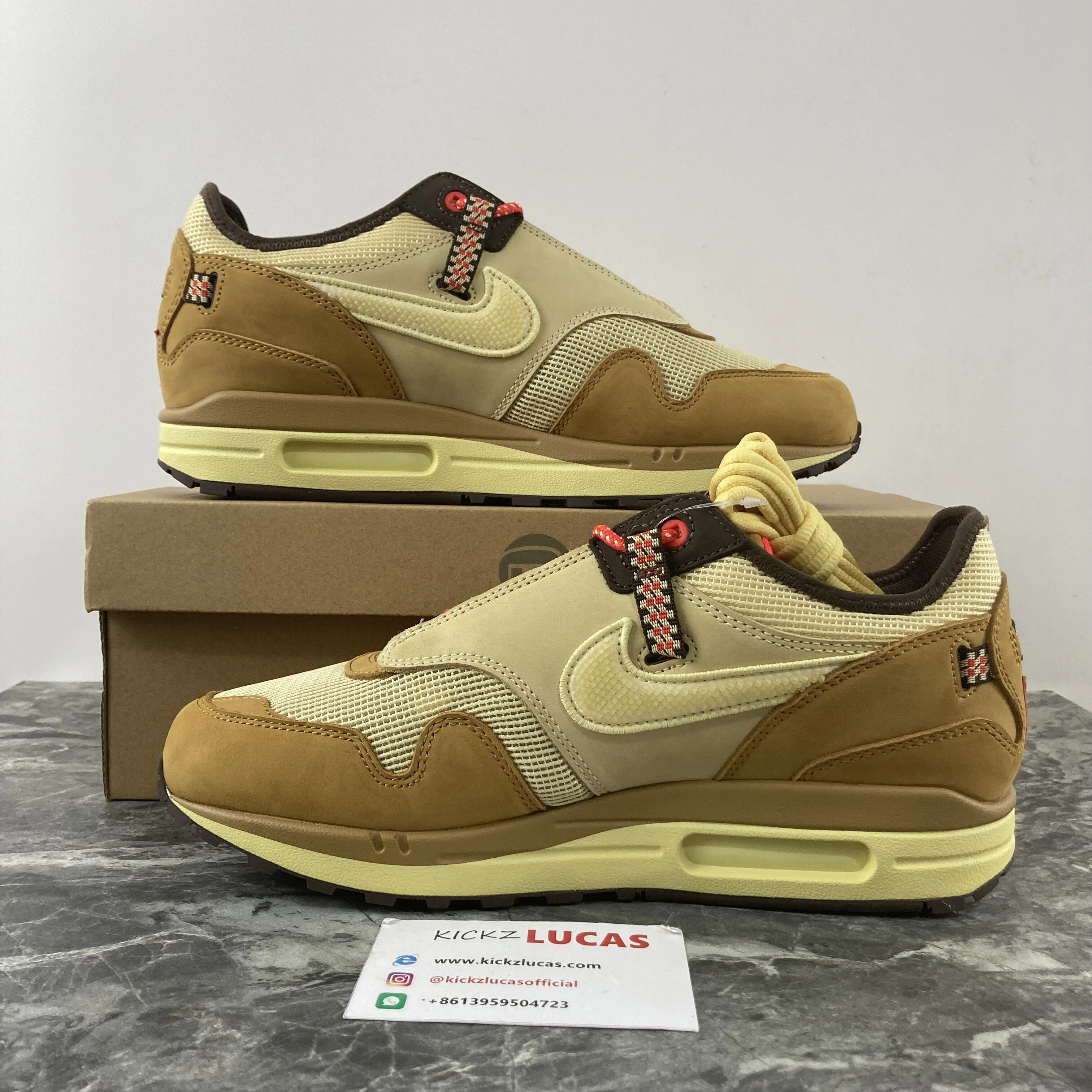 SunProtective Air Max 1 Travis Scott Wheat DO9392- 952