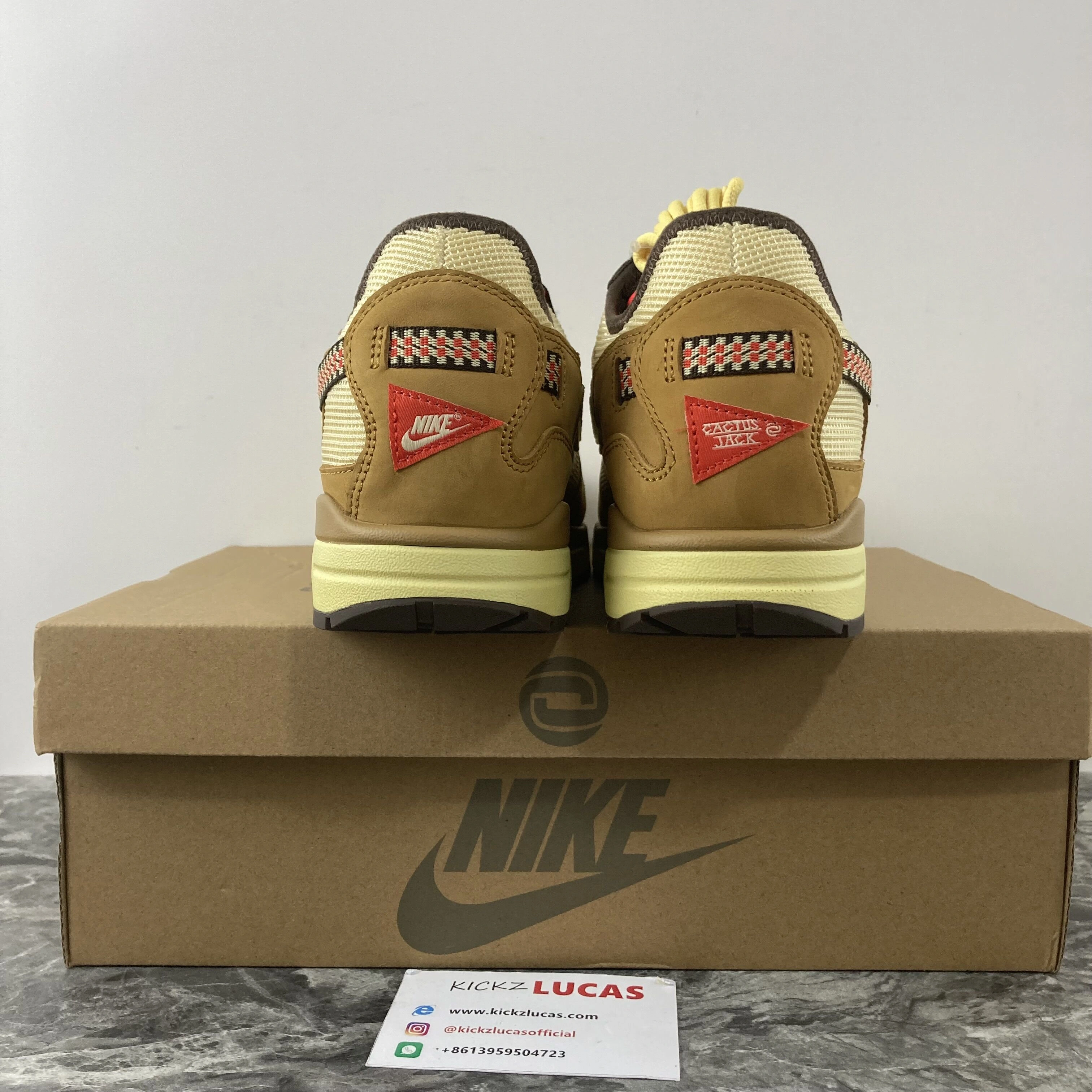 SunProtective Air Max 1 Travis Scott Wheat DO9392- 952
