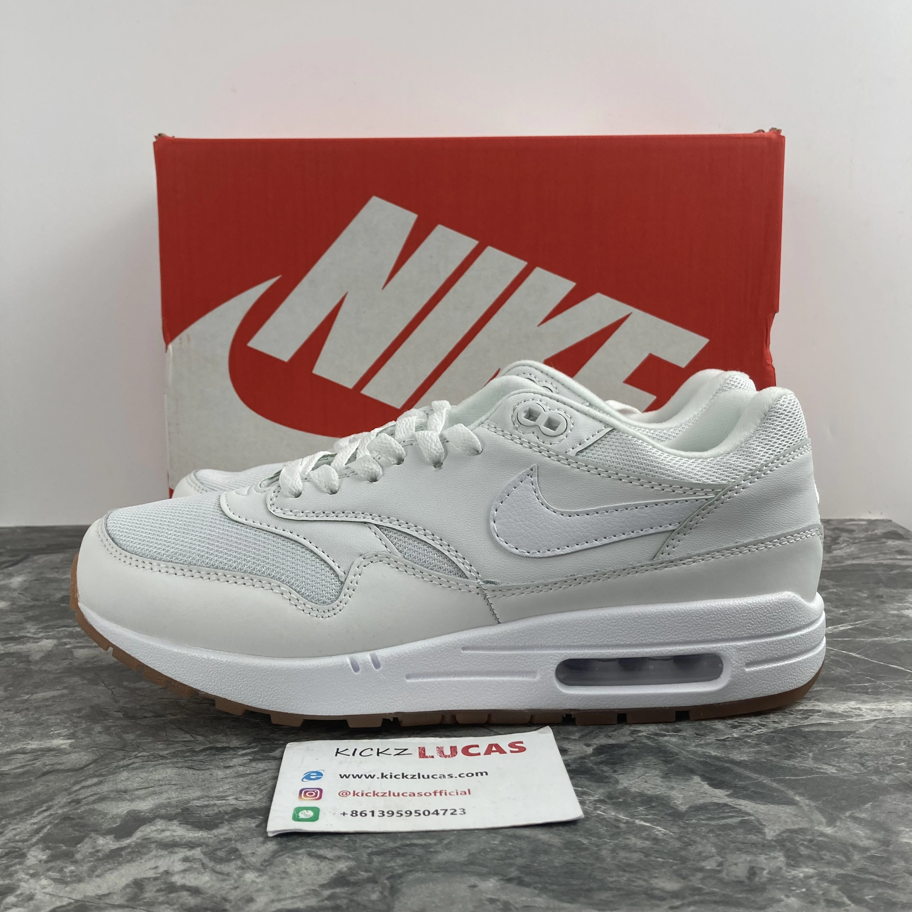 UrbanStyle Air Max 1 White Gum Sole AH8145- 929