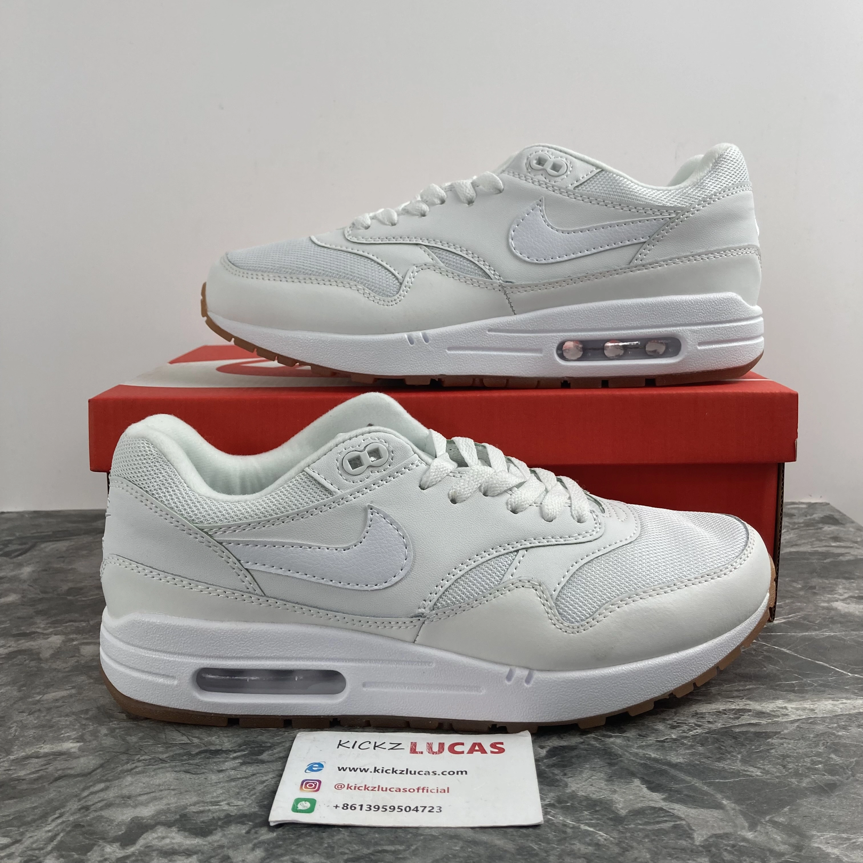 UrbanStyle Air Max 1 White Gum Sole AH8145- 929