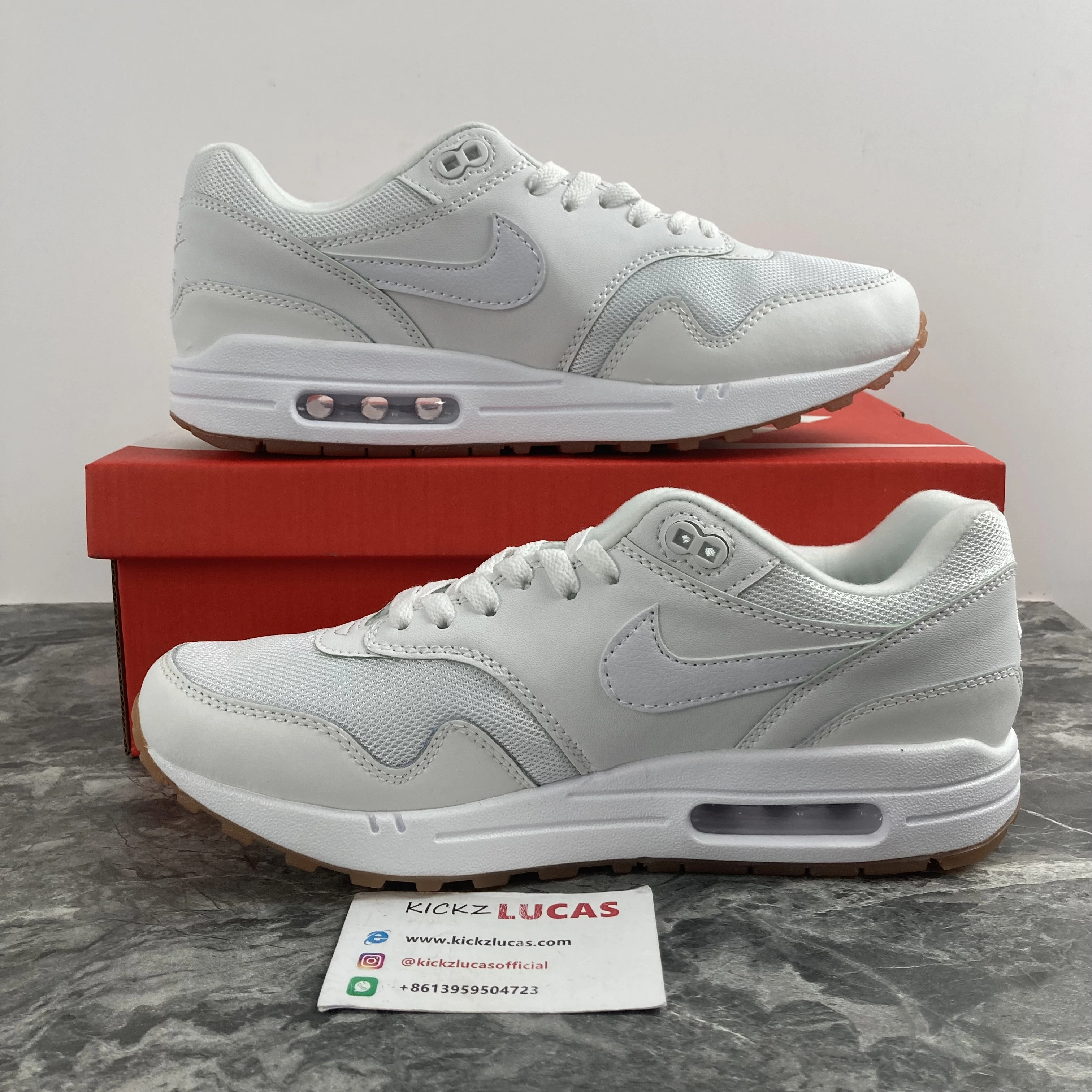 UrbanStyle Air Max 1 White Gum Sole AH8145- 929