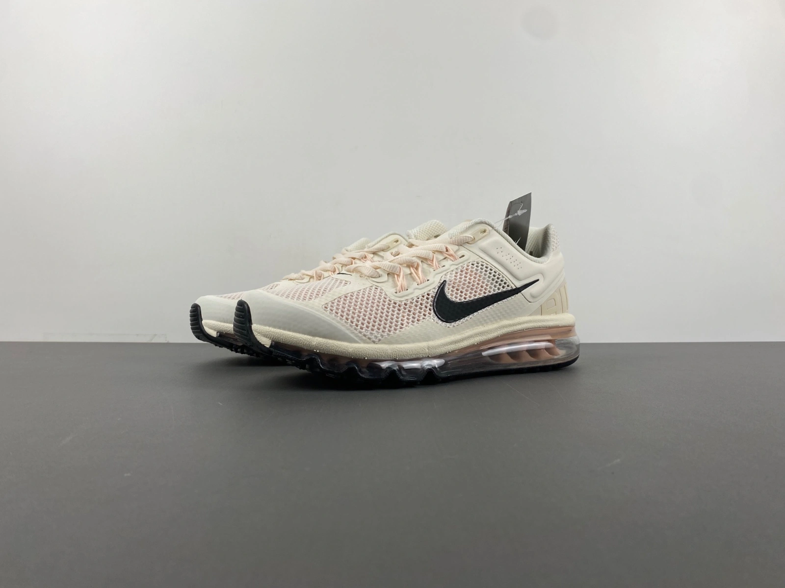 Air Max 2013 Pale Ivory Guava Ice Crimson Tint Black Elegant 873