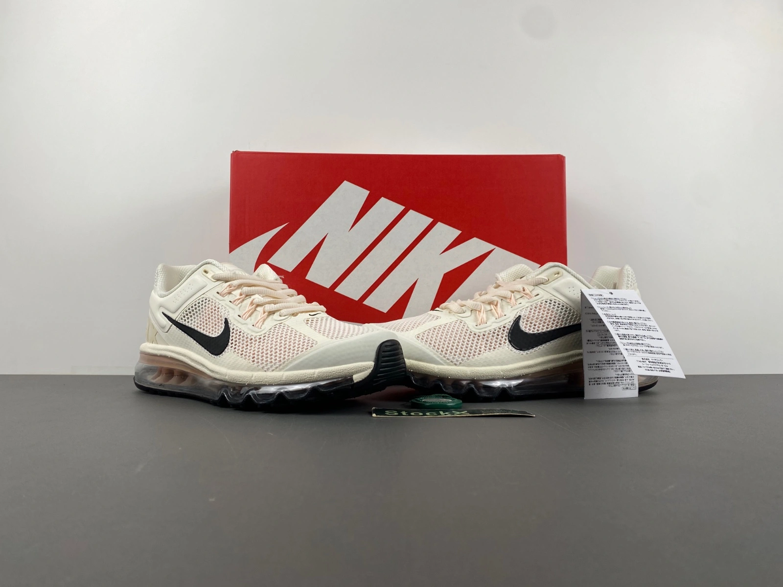Air Max 2013 Pale Ivory Guava Ice Crimson Tint Black Elegant 873