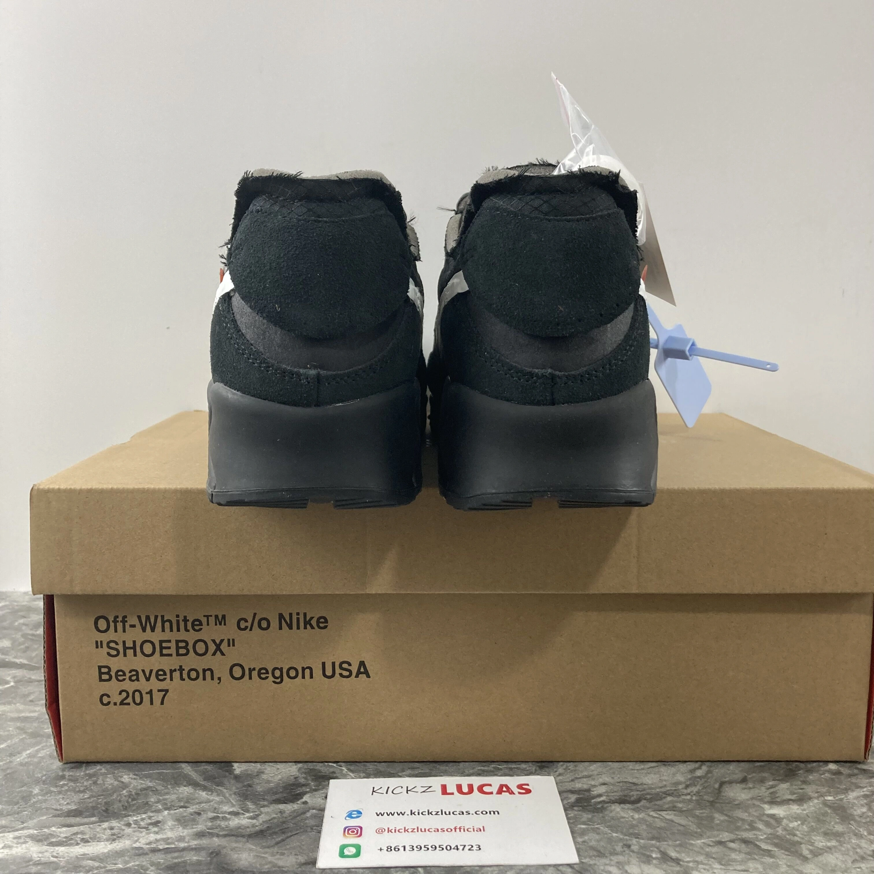 Air Max 90 OFF-WHITE Black AA7293- BestValue 965