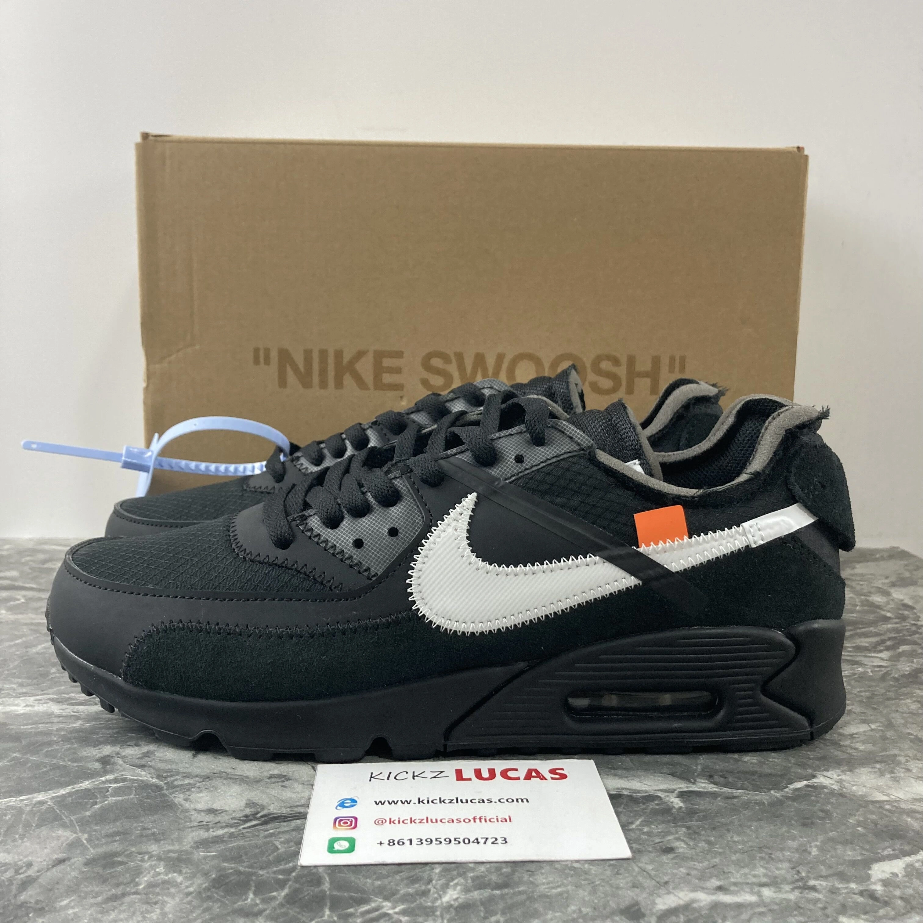 Air Max 90 OFF-WHITE Black AA7293- BestValue 965