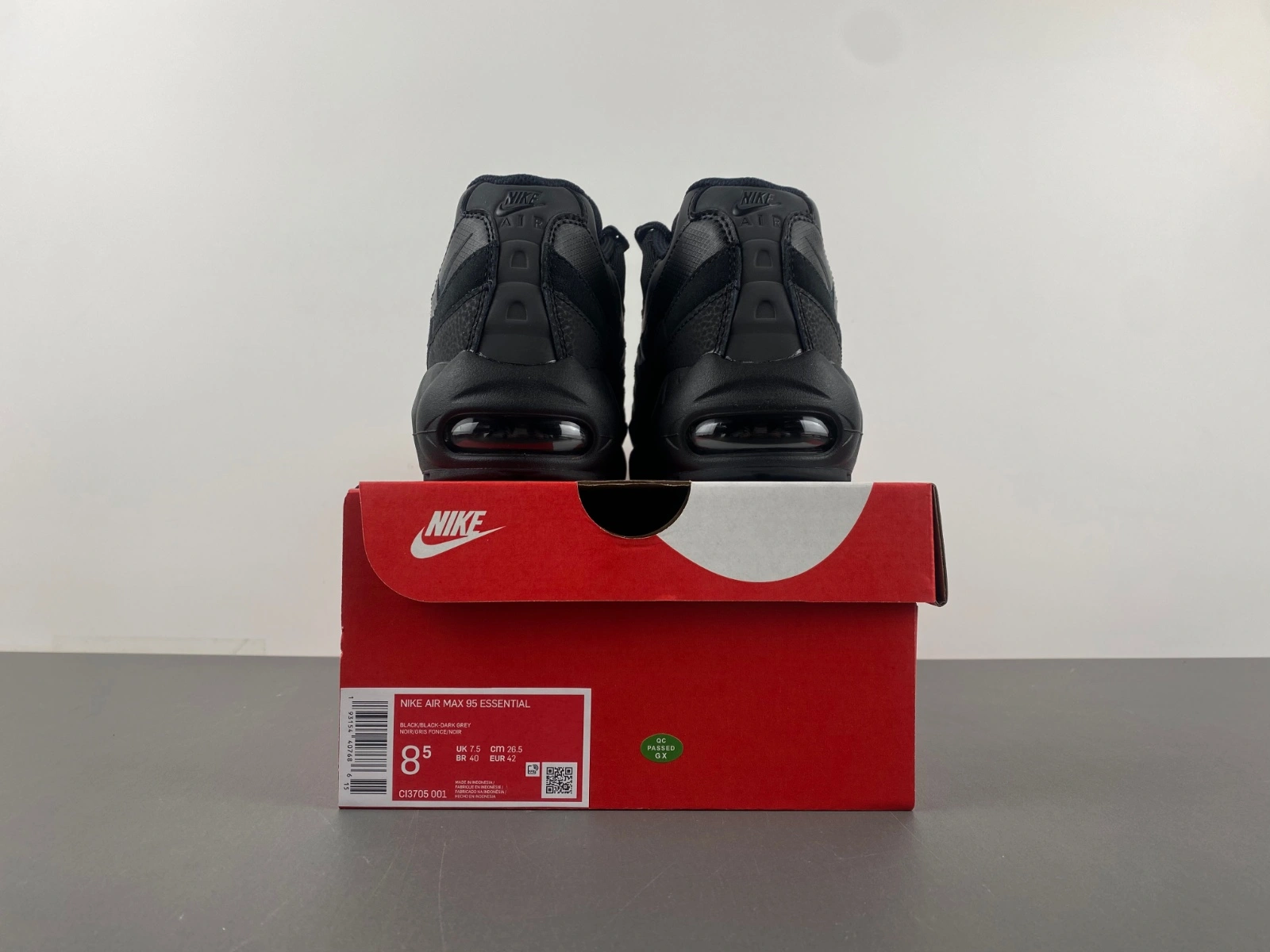 Stretchable Air Max 95 Essential Triple Black CI3705- 861