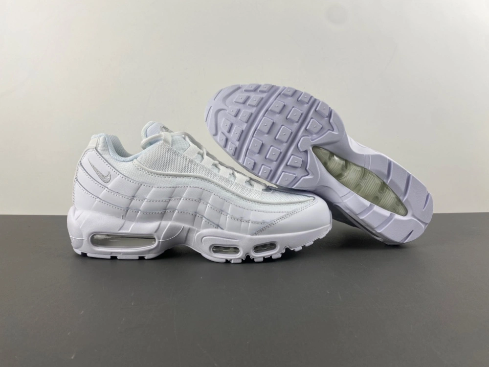 Attractive Air Max 95 Essential White Grey Fog CT1268- 830