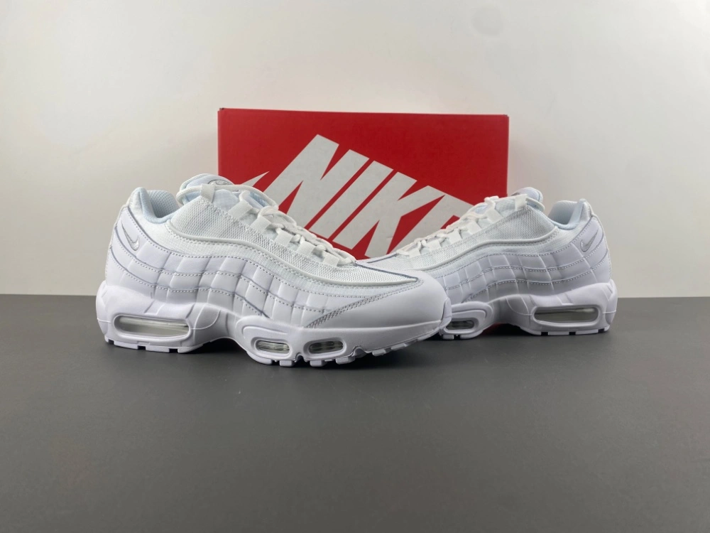 Attractive Air Max 95 Essential White Grey Fog CT1268- 830