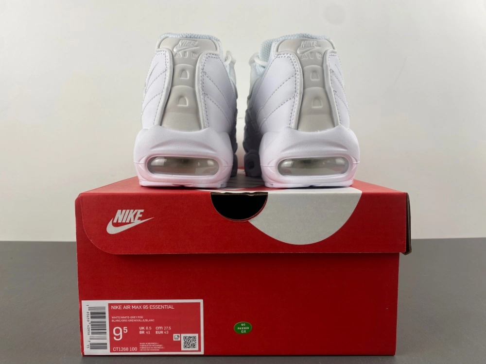 Attractive Air Max 95 Essential White Grey Fog CT1268- 830