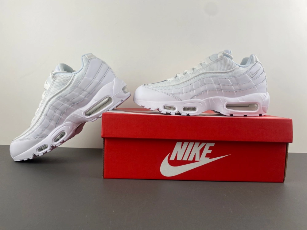 Attractive Air Max 95 Essential White Grey Fog CT1268- 830