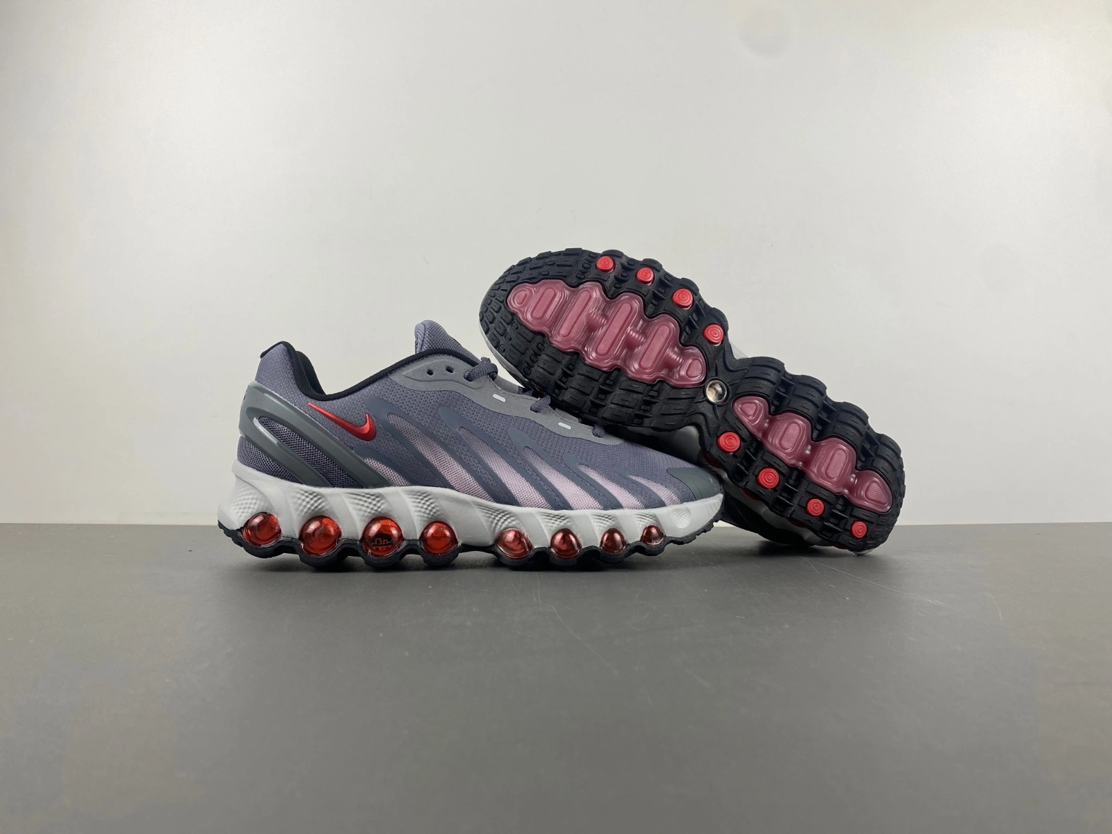 Breathable Air Max Dn8 Iron Grey  Crimson FQ7860- 849