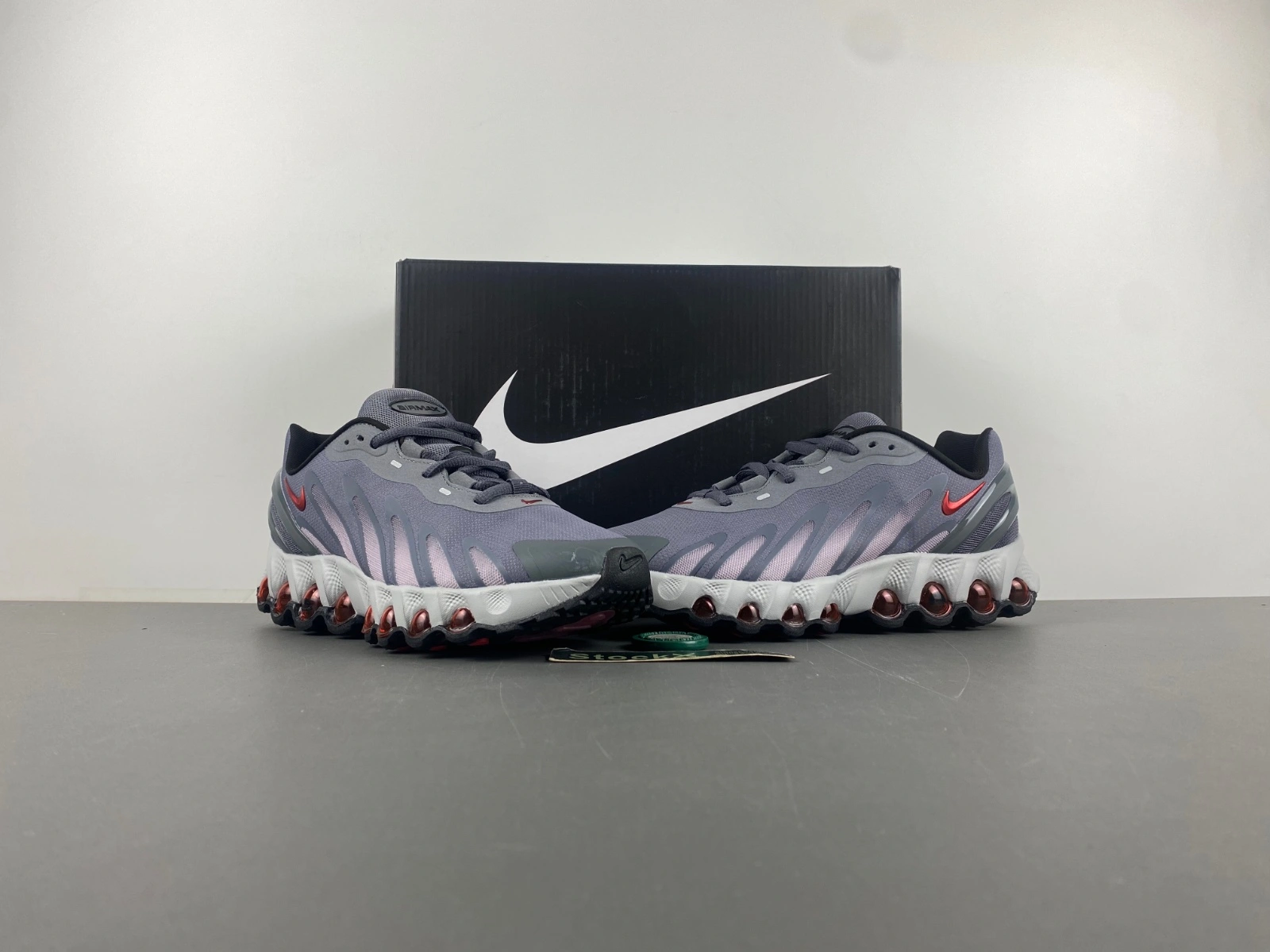 Breathable Air Max Dn8 Iron Grey  Crimson FQ7860- 849