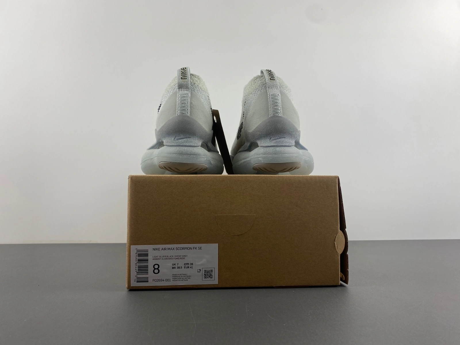 Air Max Scorpion FK SE Light Silver Smoke Grey FQ2694- TimelessDesign 891