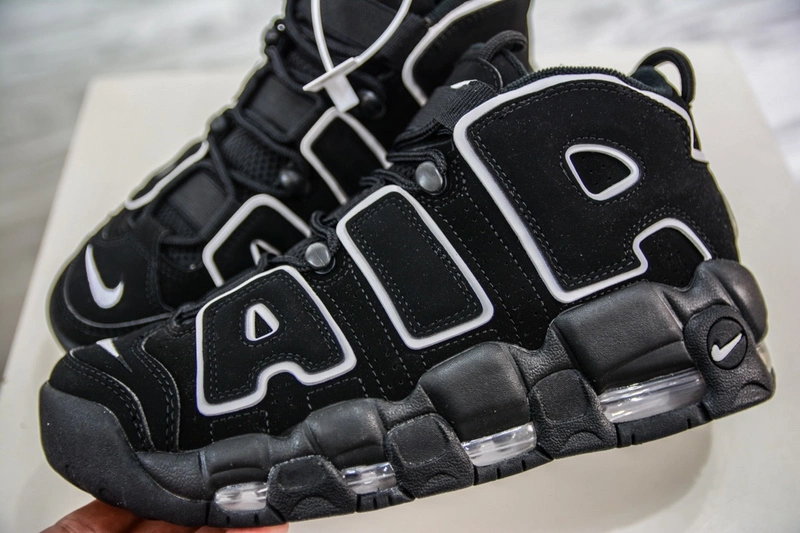 EyeCatching Air More Uptempo Black White 414962- 1233