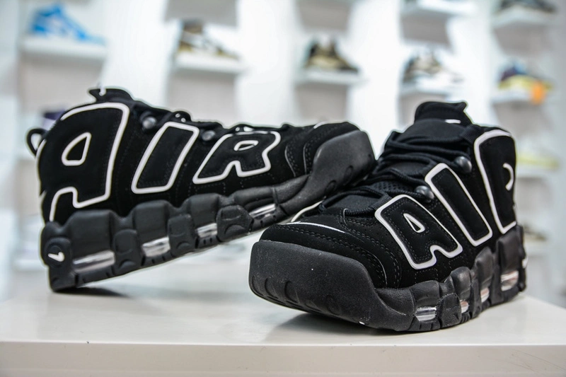 EyeCatching Air More Uptempo Black White 414962- 1233