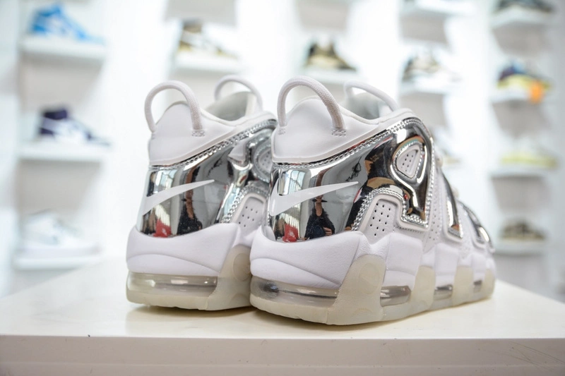 HighPerformance Air More Uptempo Chrome White 917593- 1237