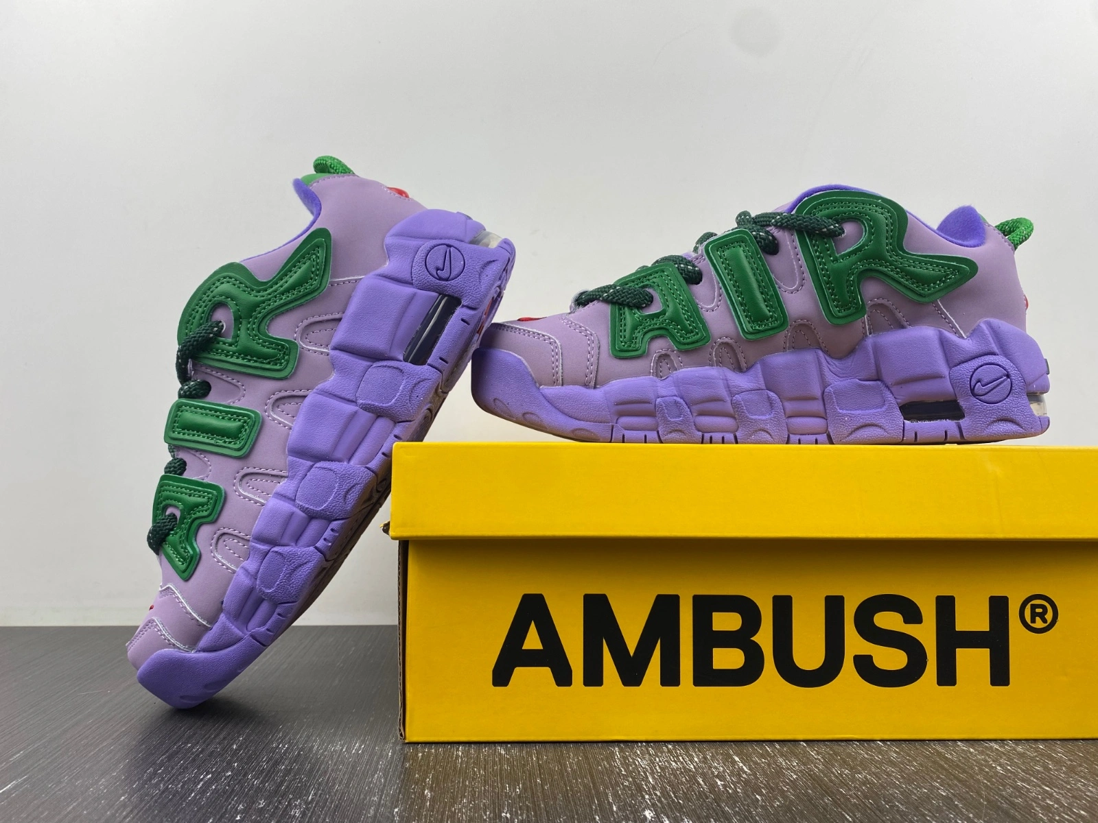 Air More Uptempo Low AMBUSH Lilac FB1299- Contemporary 1235