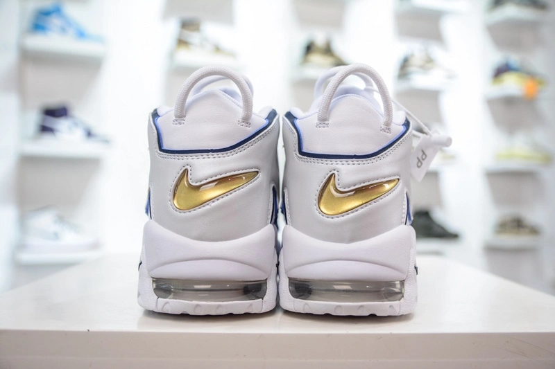 Air More Uptempo White Midnight Navy 415082- Modern 1244