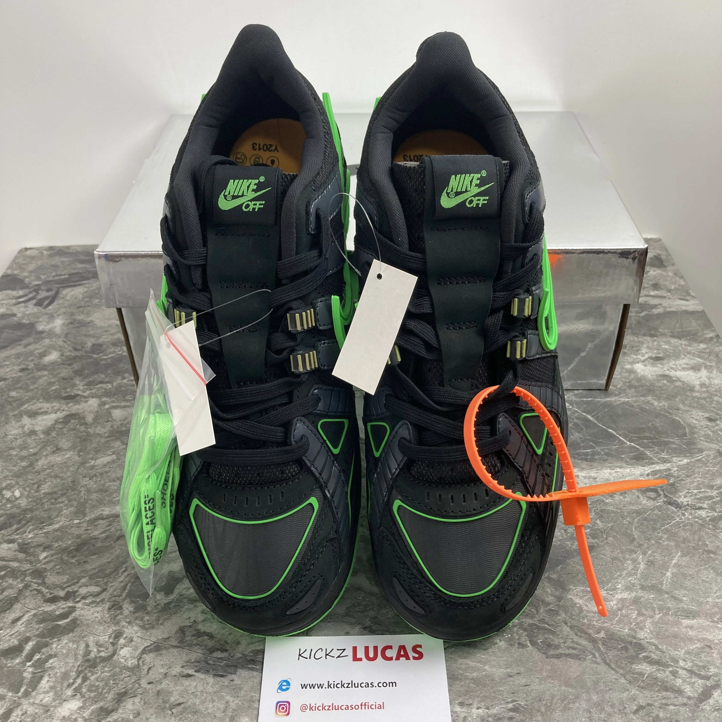 BestValue Air Rubber Dunk Off-White Green Strike CU6015- 619
