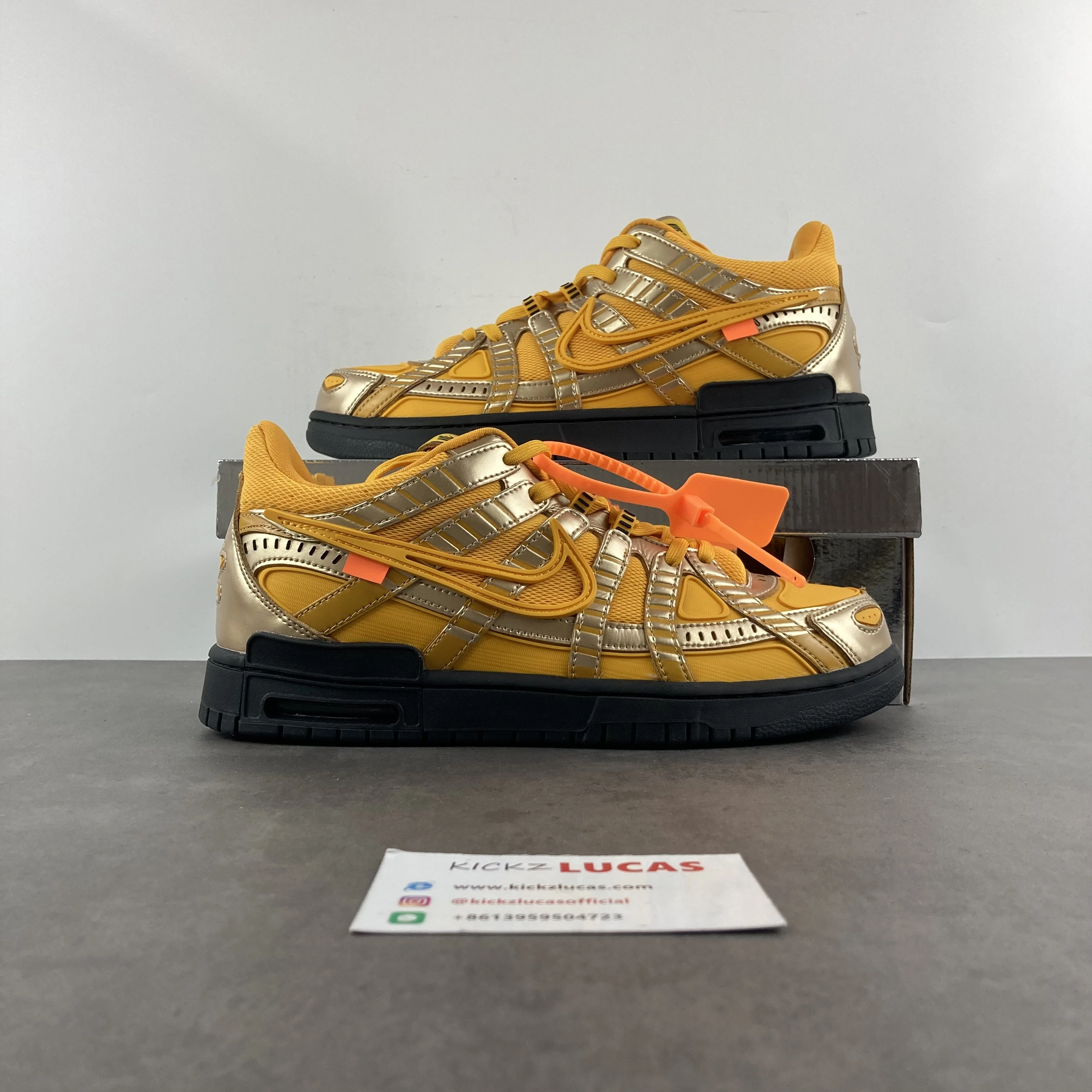 Air Rubber Dunk Off-White University Gold CU6015- TopPick 618