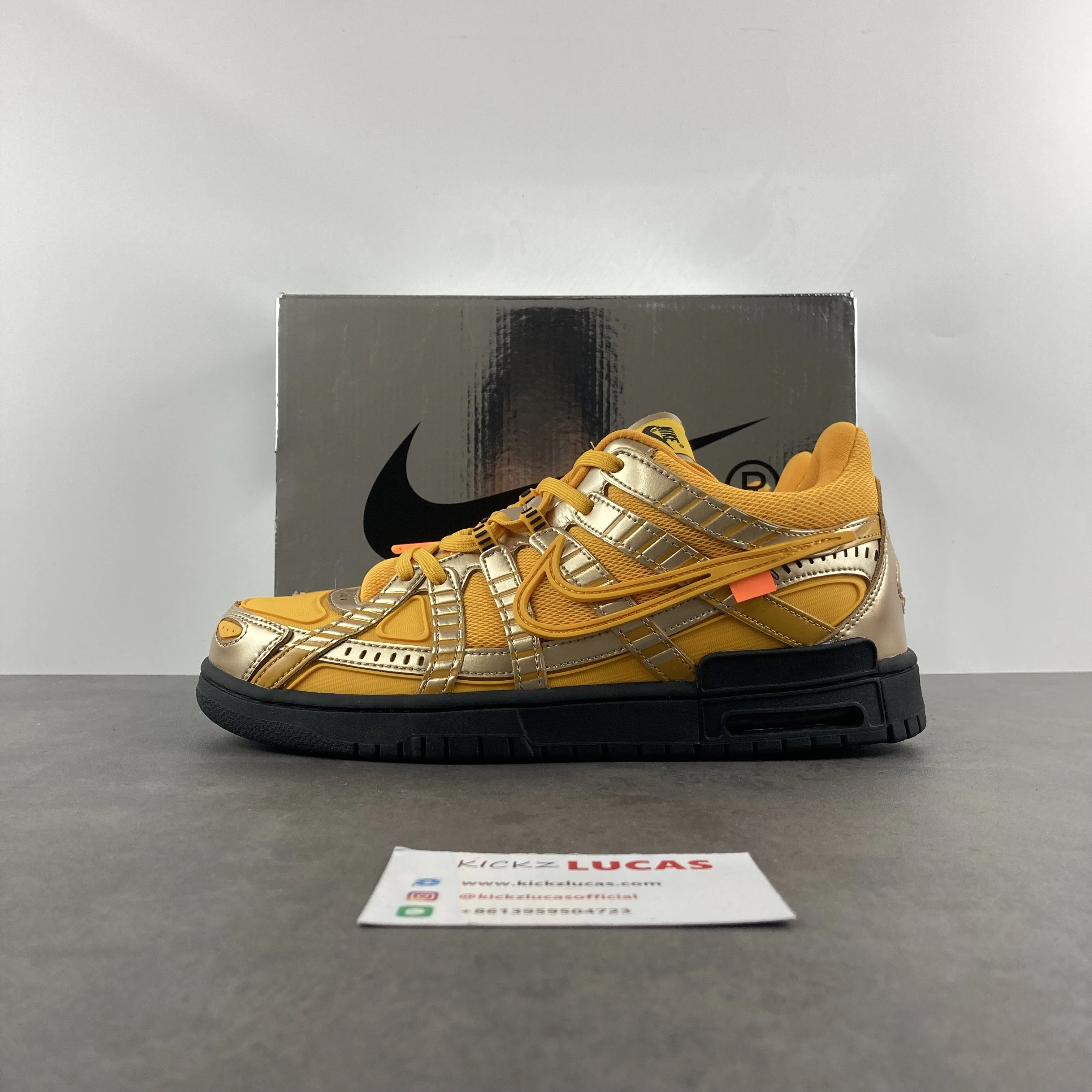 Air Rubber Dunk Off-White University Gold CU6015- TopPick 618