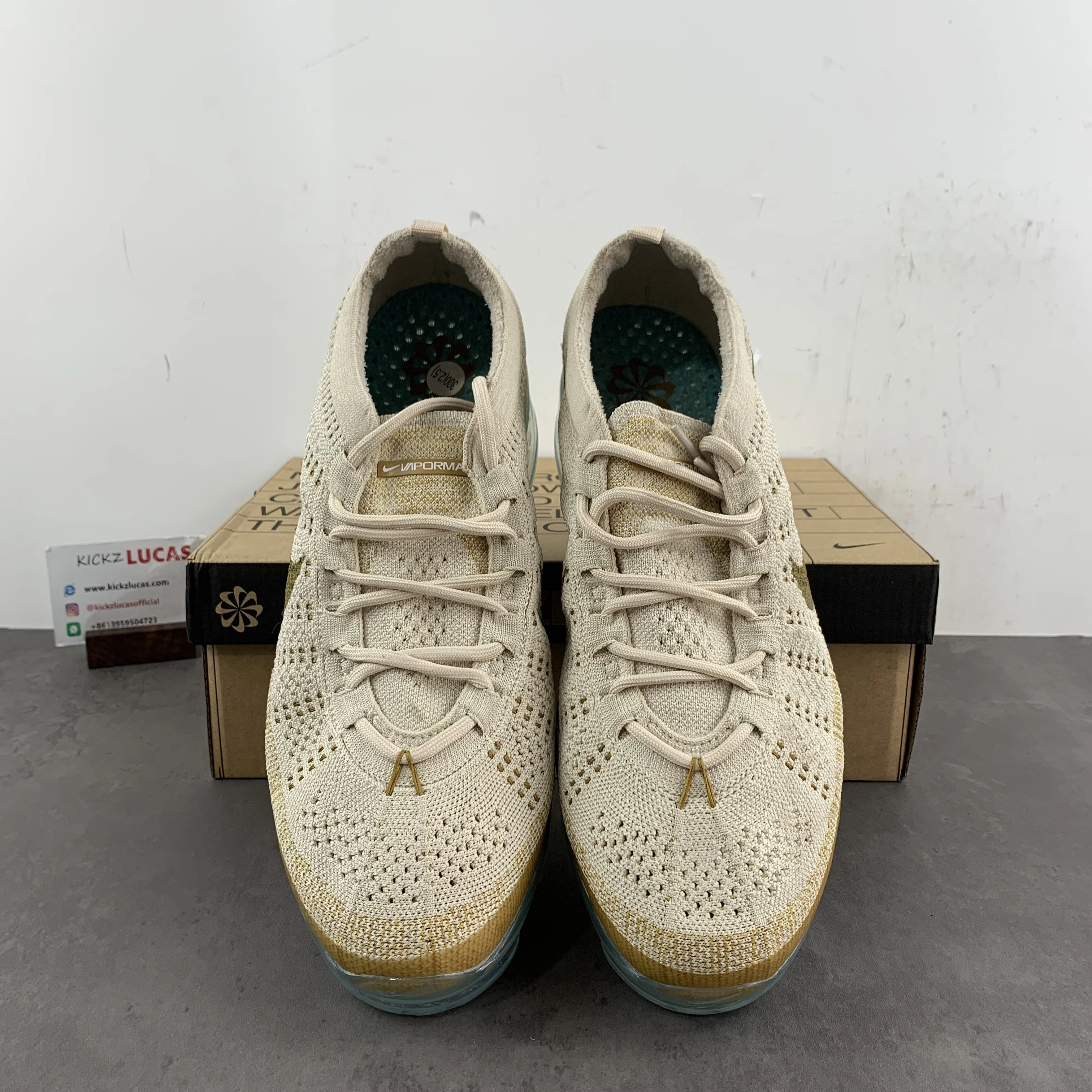 Sustainable Air VaporMax 2023 Flyknit Gold DV1678- 913