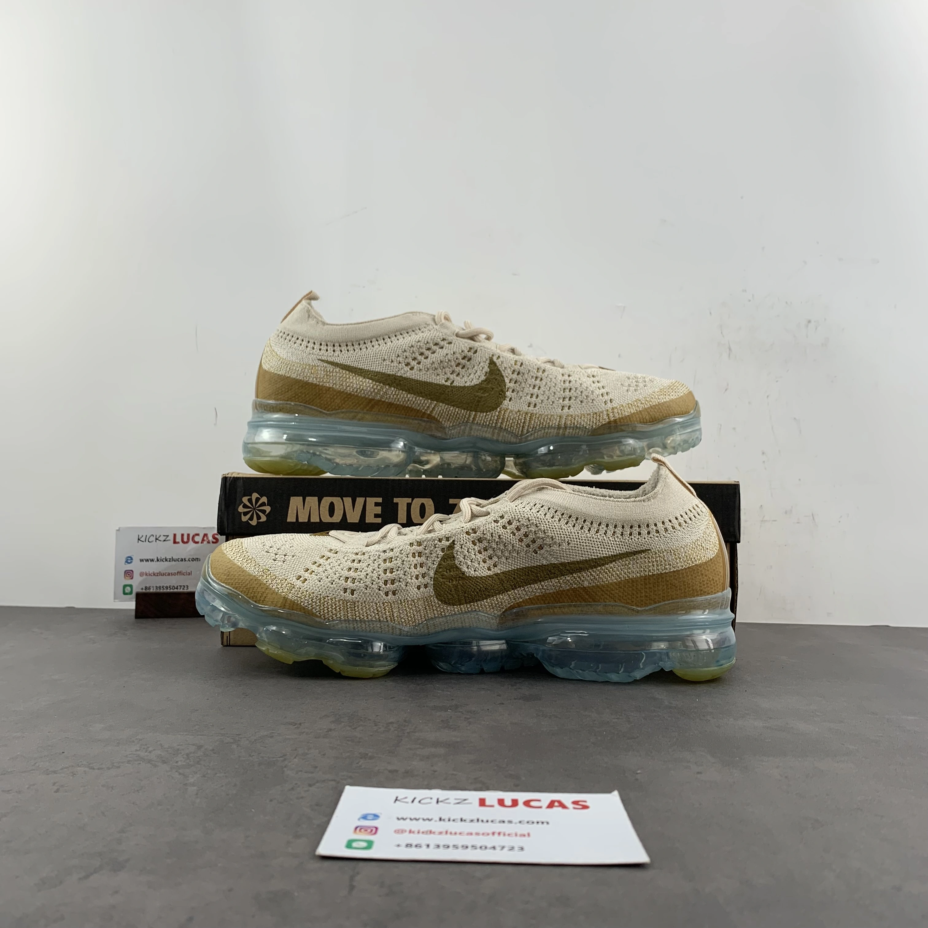 Sustainable Air VaporMax 2023 Flyknit Gold DV1678- 913