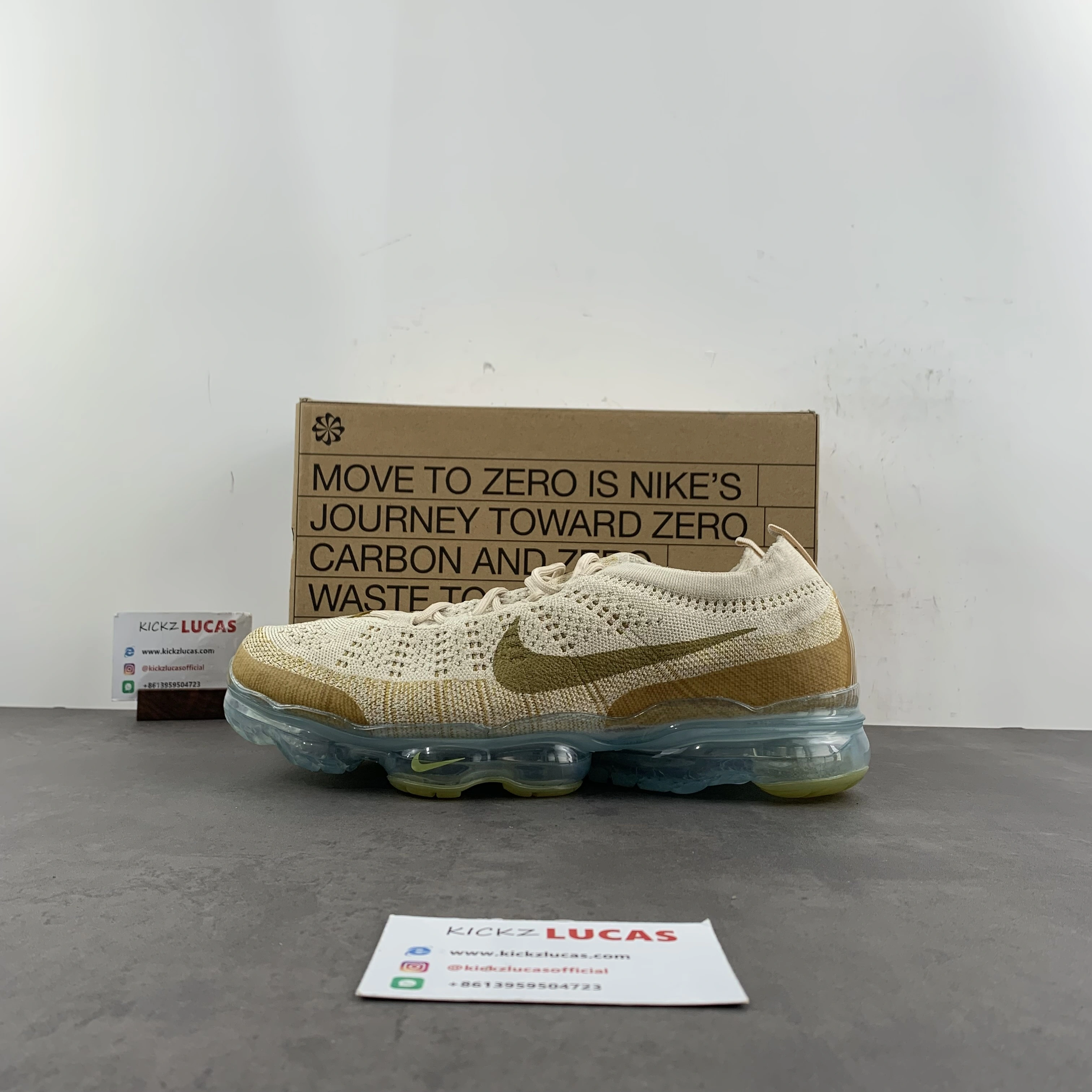 Sustainable Air VaporMax 2023 Flyknit Gold DV1678- 913