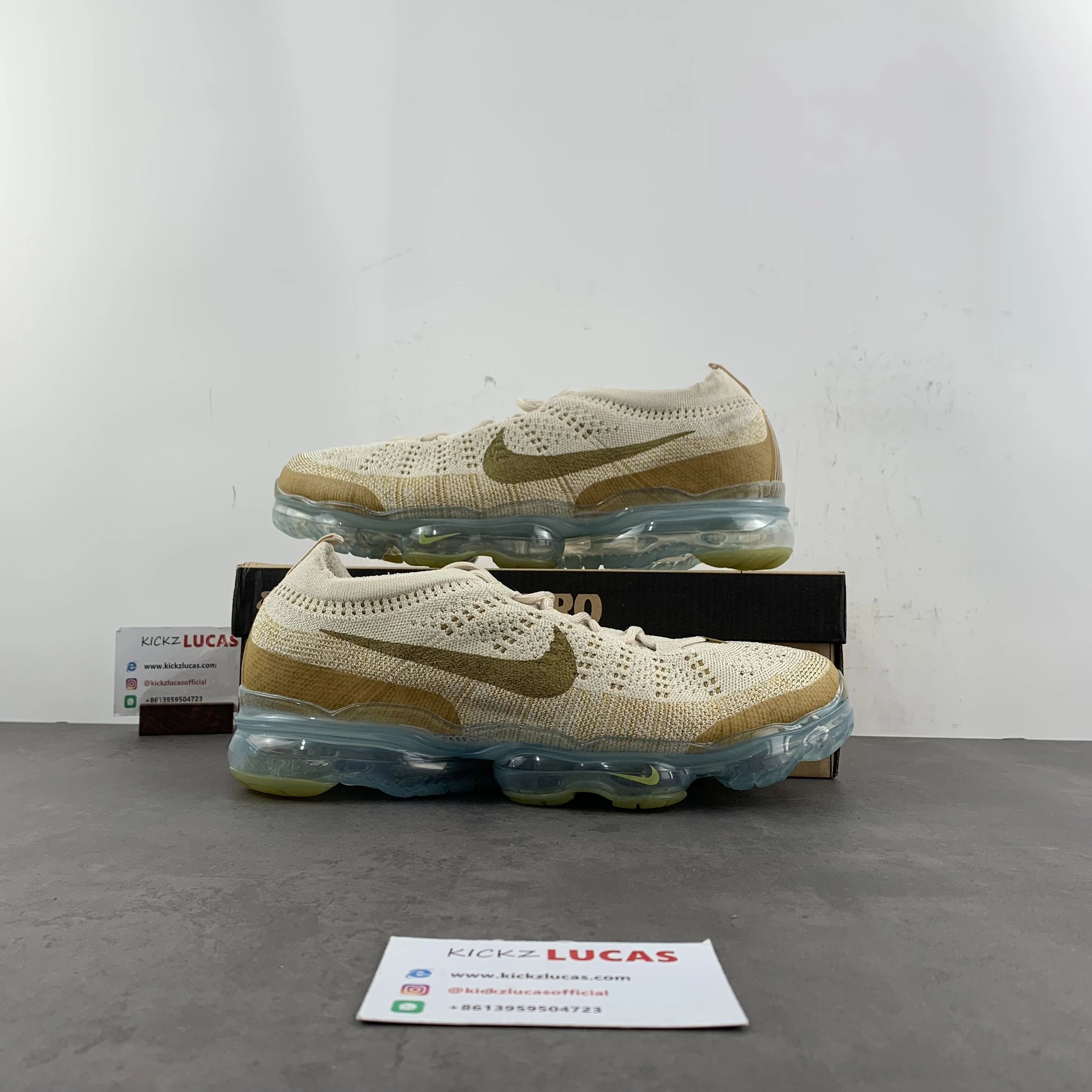 Sustainable Air VaporMax 2023 Flyknit Gold DV1678- 913