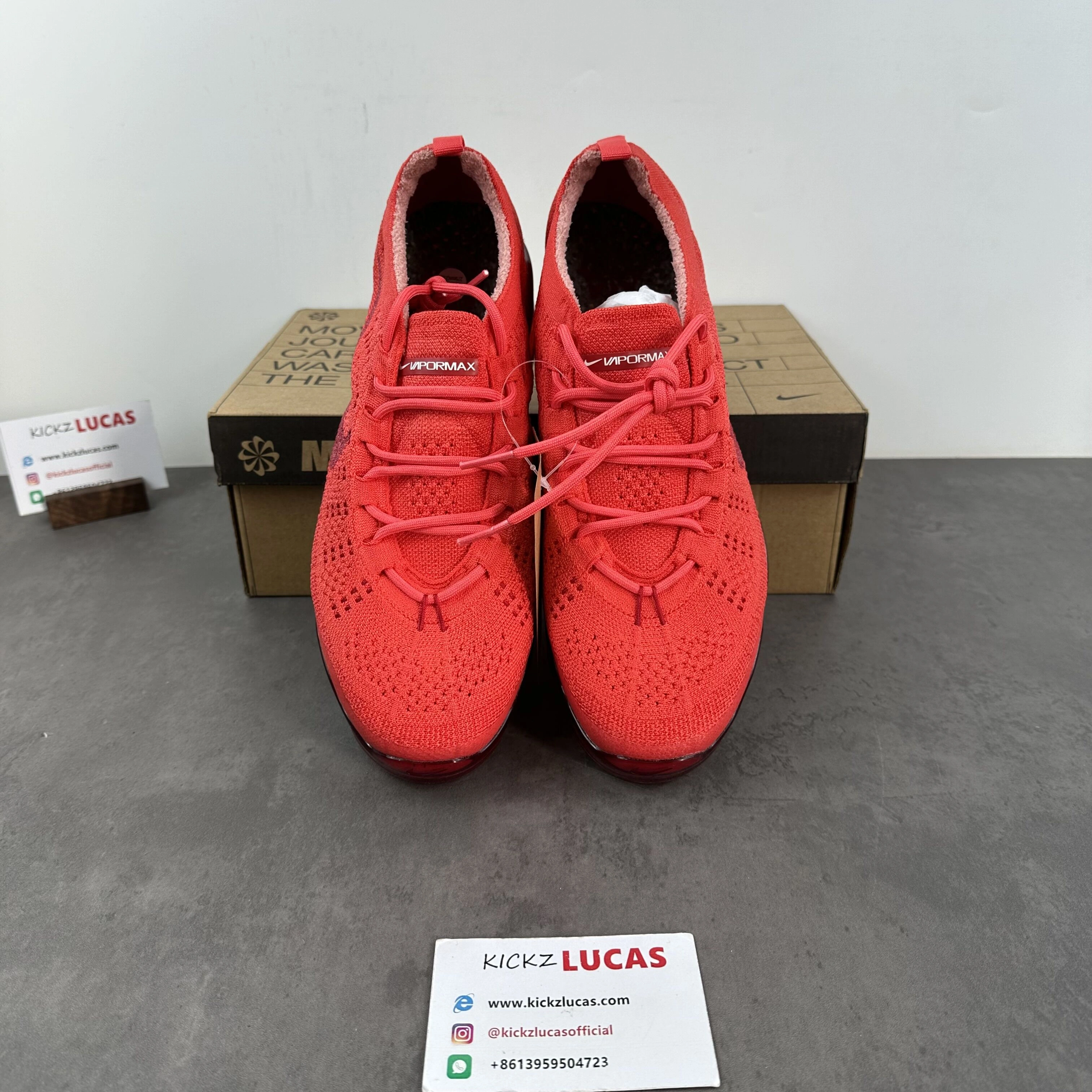 Air VaporMax 2023 Flyknit Triple Red DV1678- Versatile 905