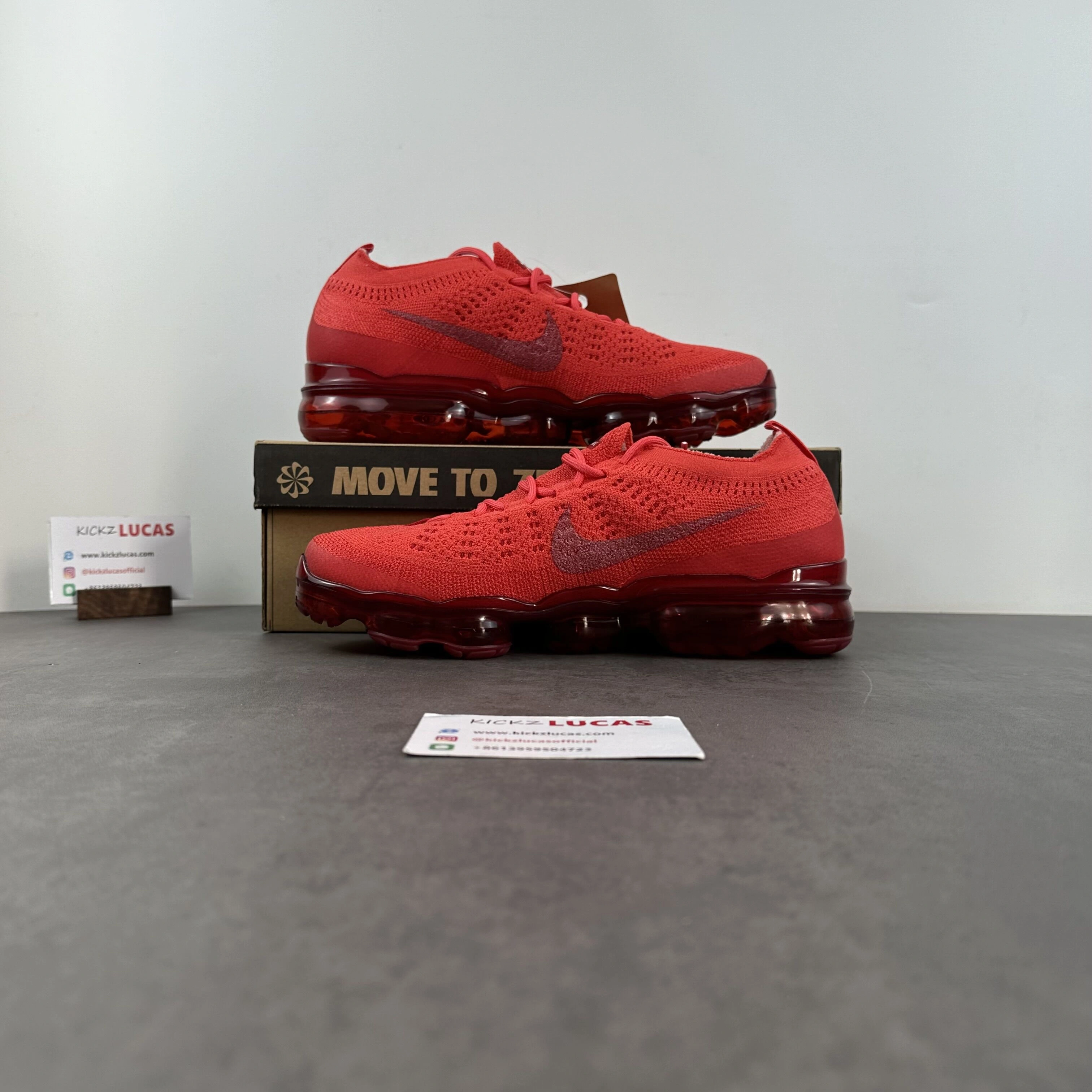 Air VaporMax 2023 Flyknit Triple Red DV1678- Versatile 905